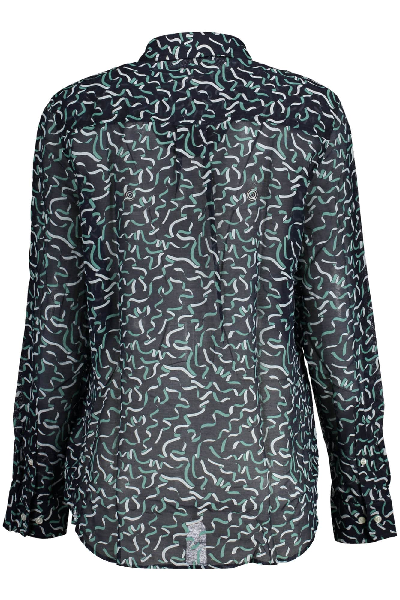 Gant mujer manga larga camisa azul