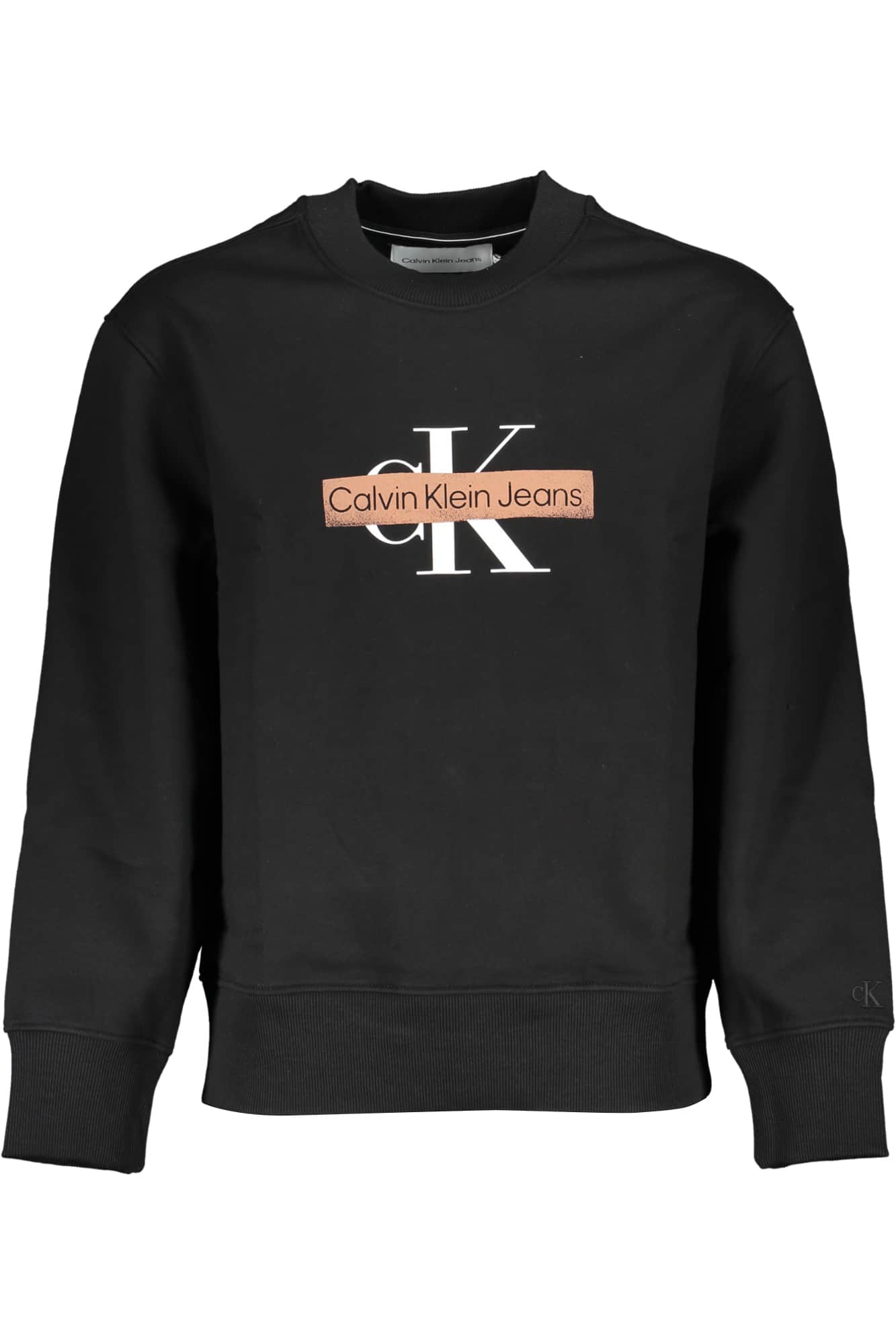 Calvin Klein hombre negro sin cremallera sudadera