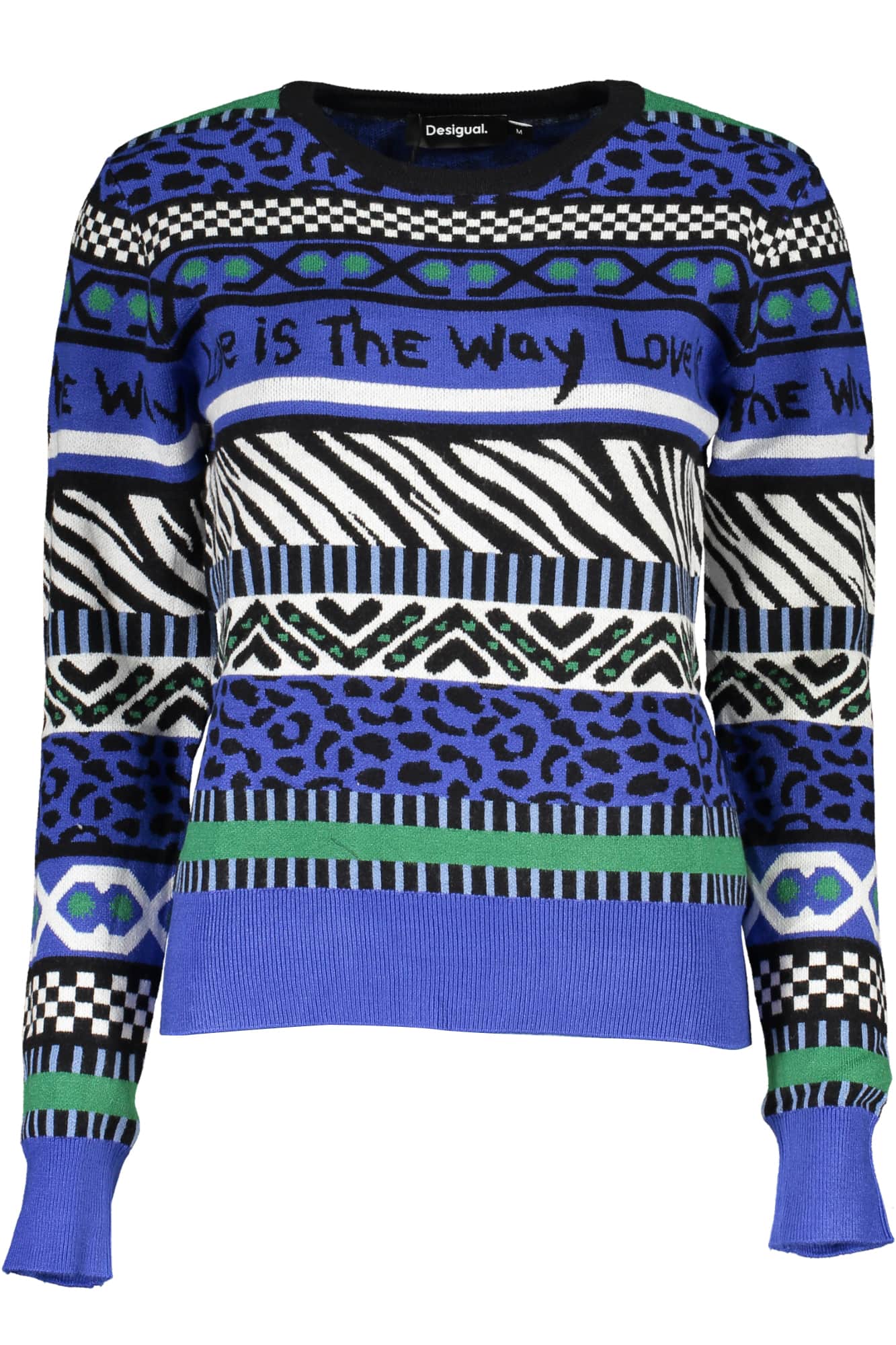 Desigual mujer azul jersey