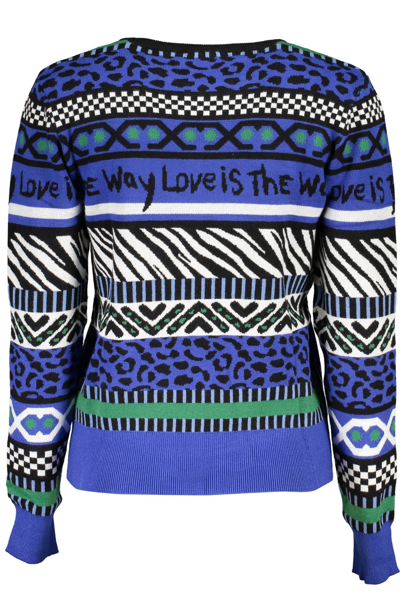 Desigual mujer azul jersey