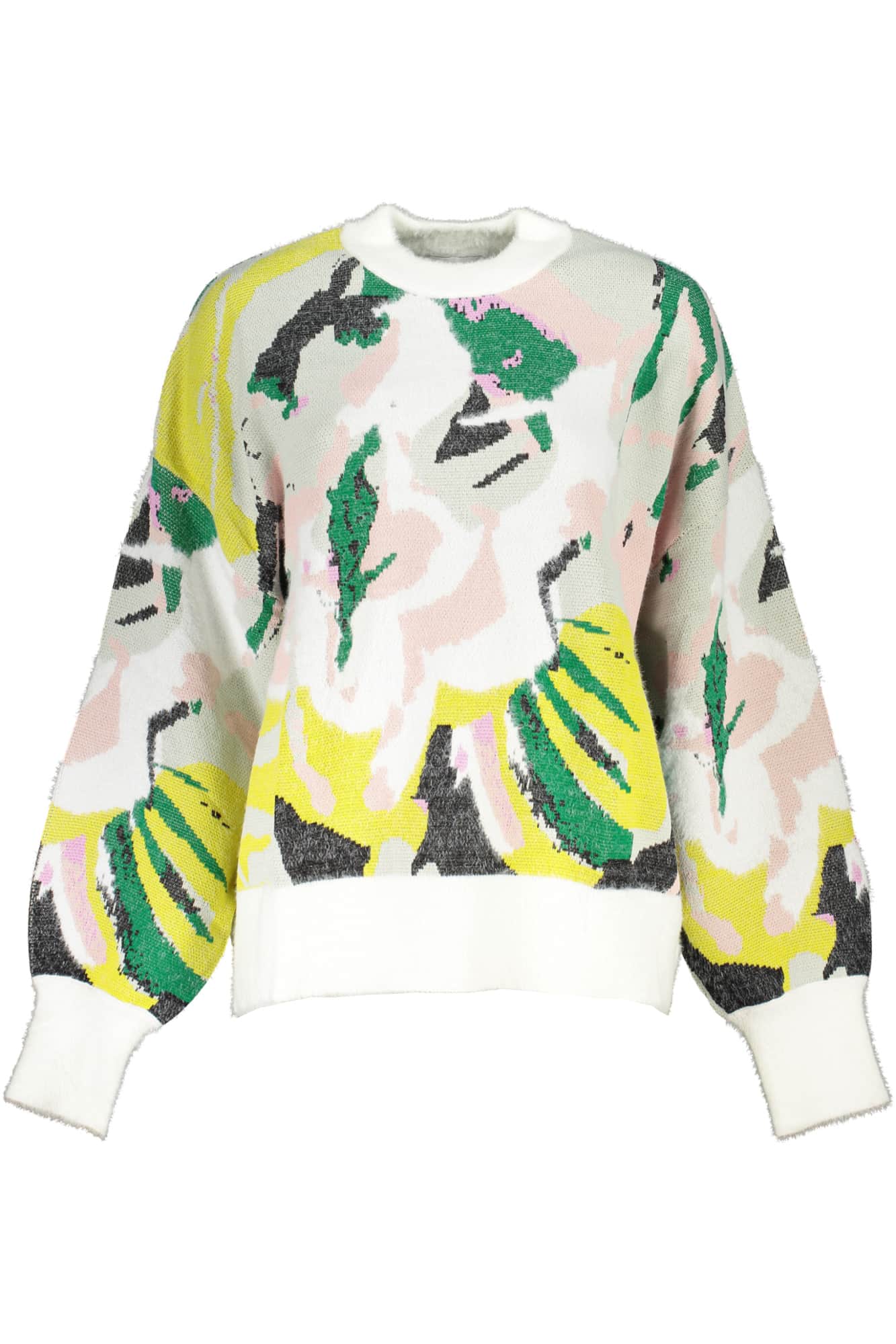 Desigual blanco mujer jersey