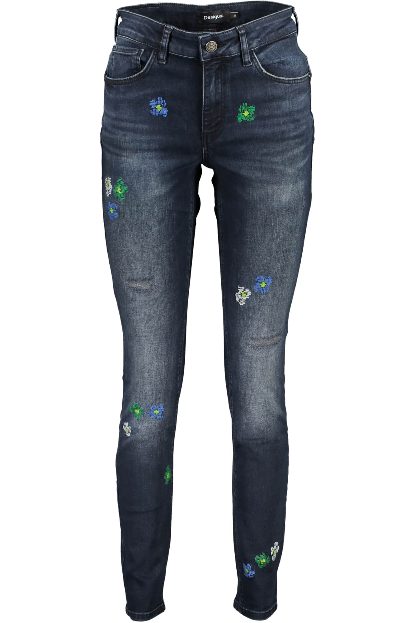 Desigual mujer denim vaqueros azul
