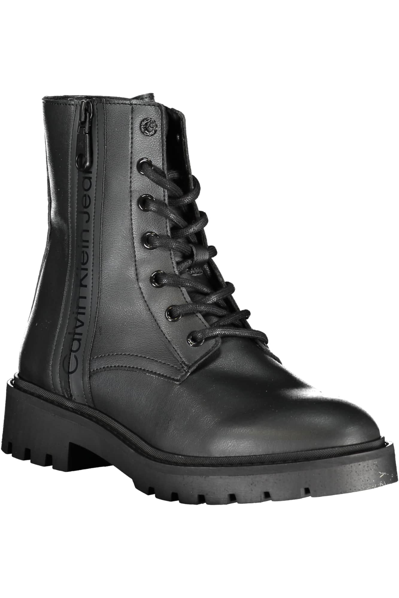 Calvin Klein negro mujer calzado bota