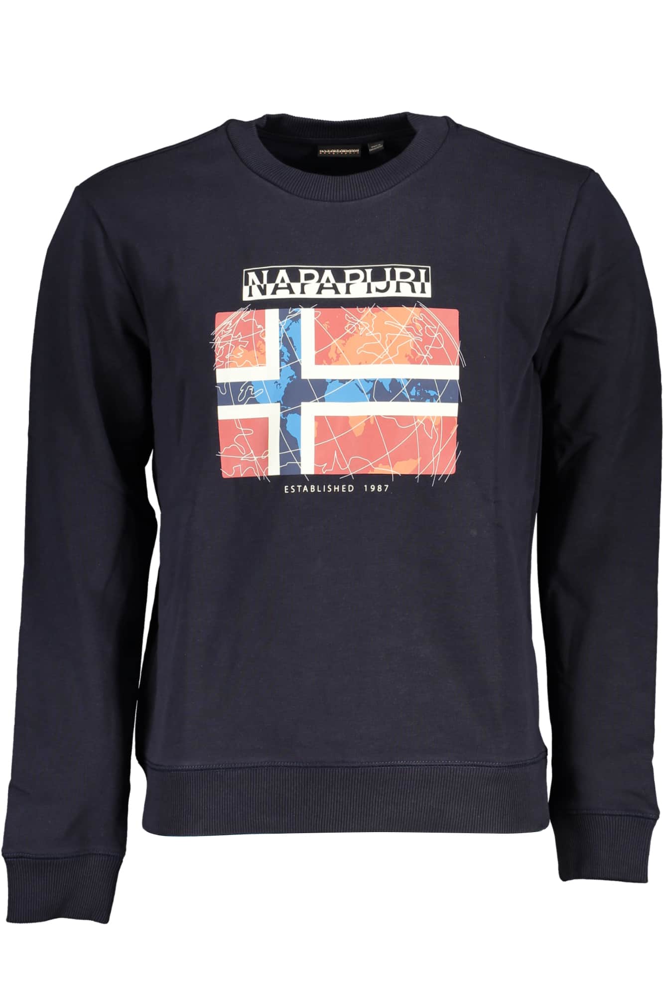 Napapijri verde hombre sin cremallera sudadera