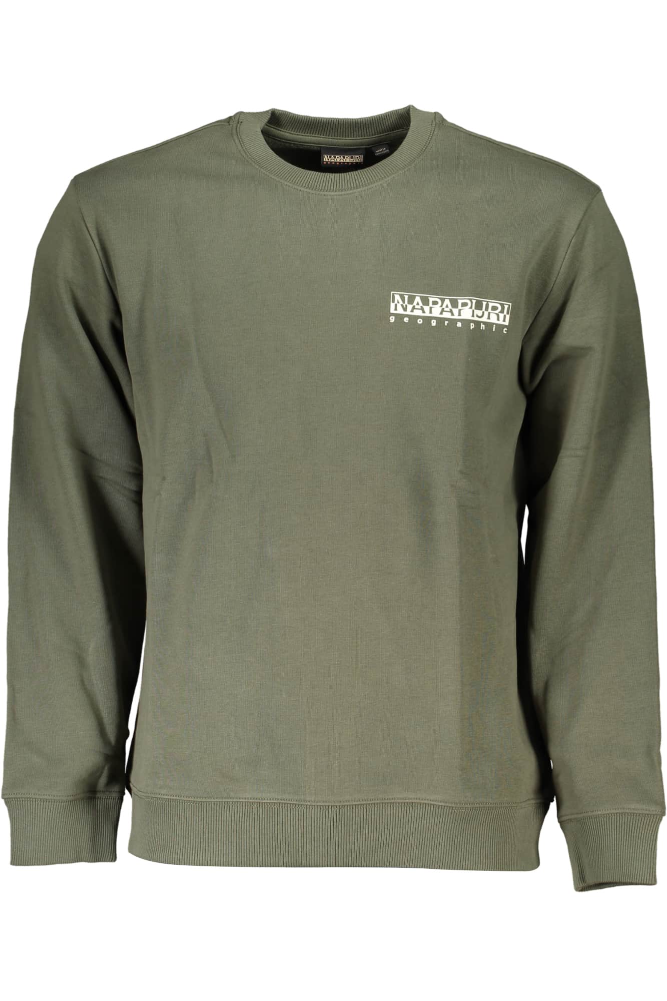 Napapijri hombre negro sin cremallera sudadera