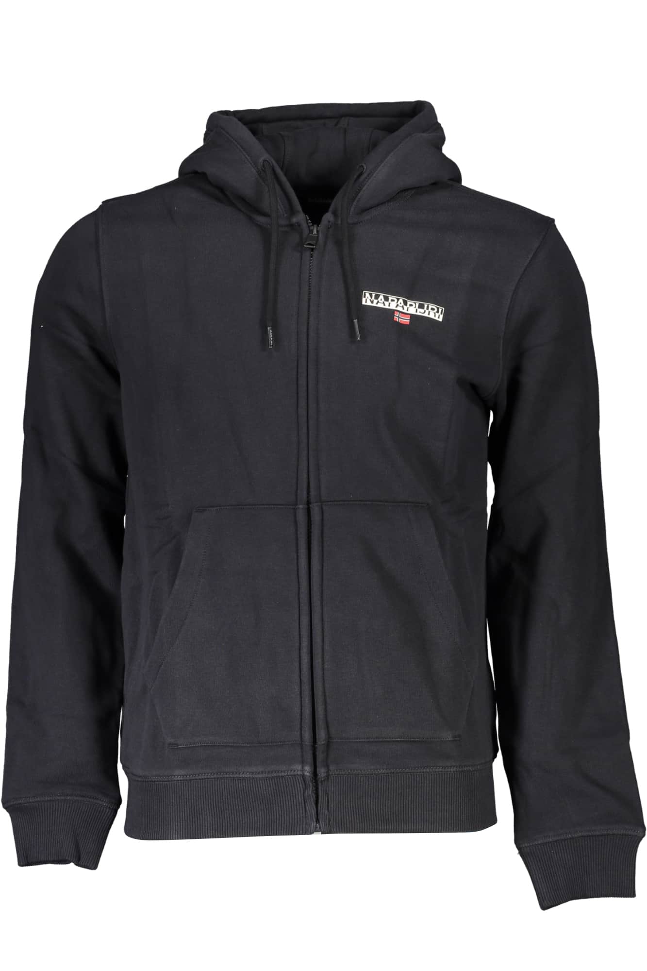 Napapijri hombre negro sudadera con cremallera