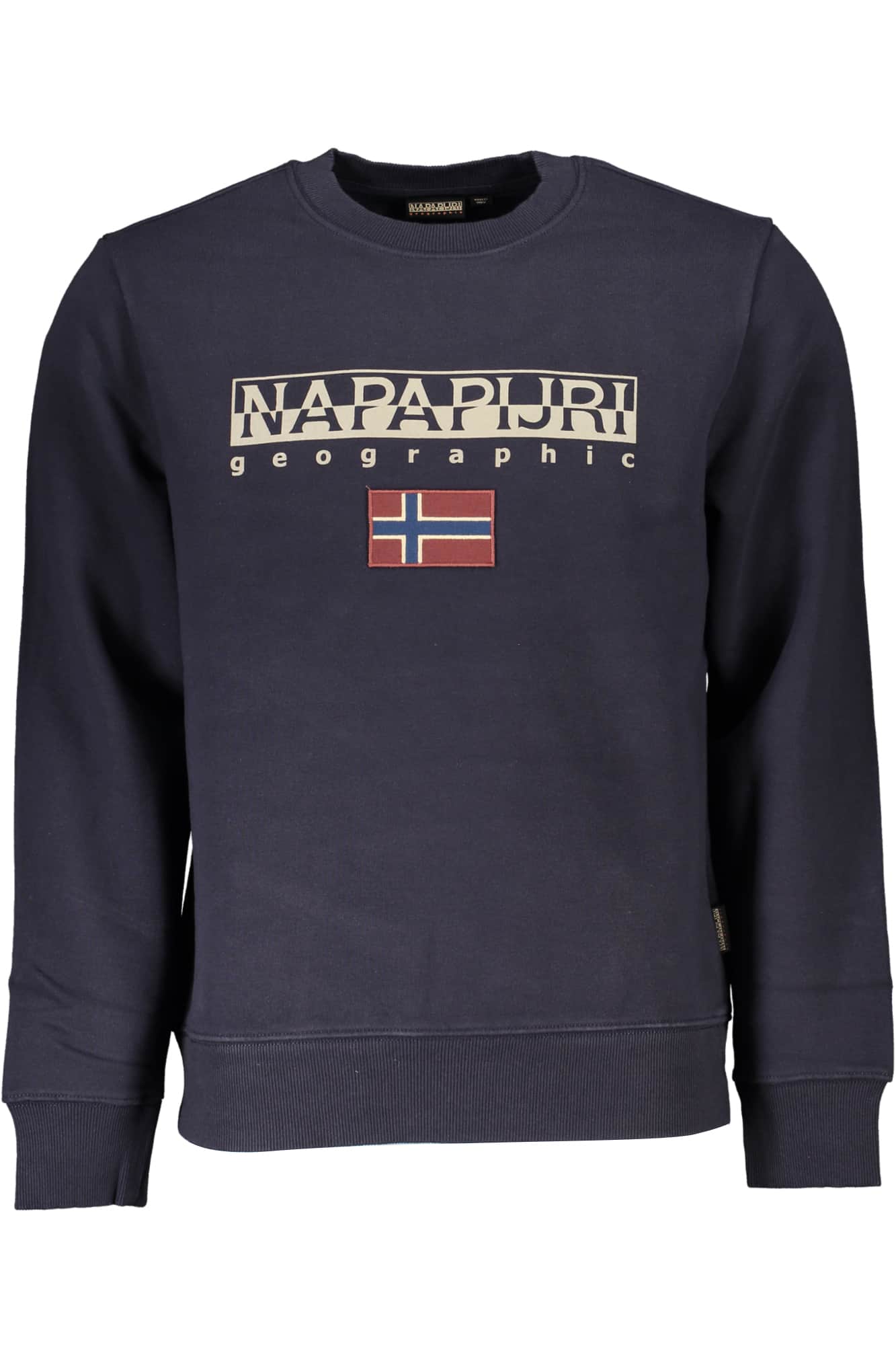 Napapijri hombre azul sin cremallera sudadera