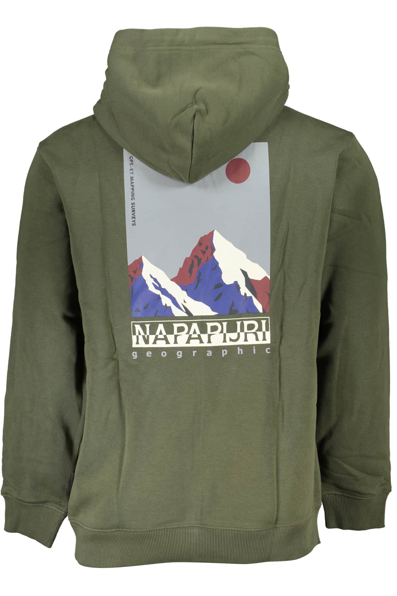 Napapijri verde hombre sin cremallera sudadera