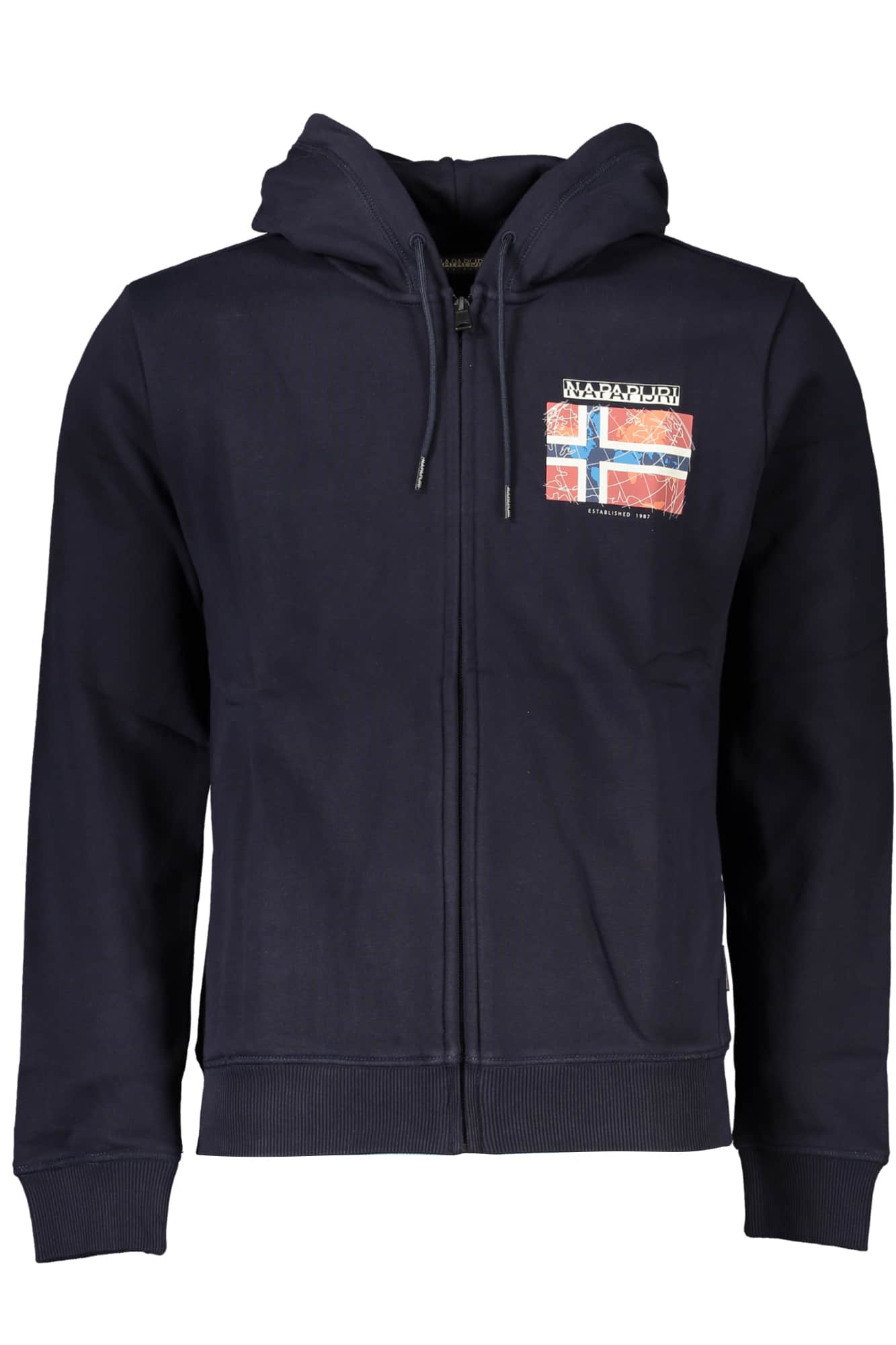Napapijri hombre azul sudadera con cremallera