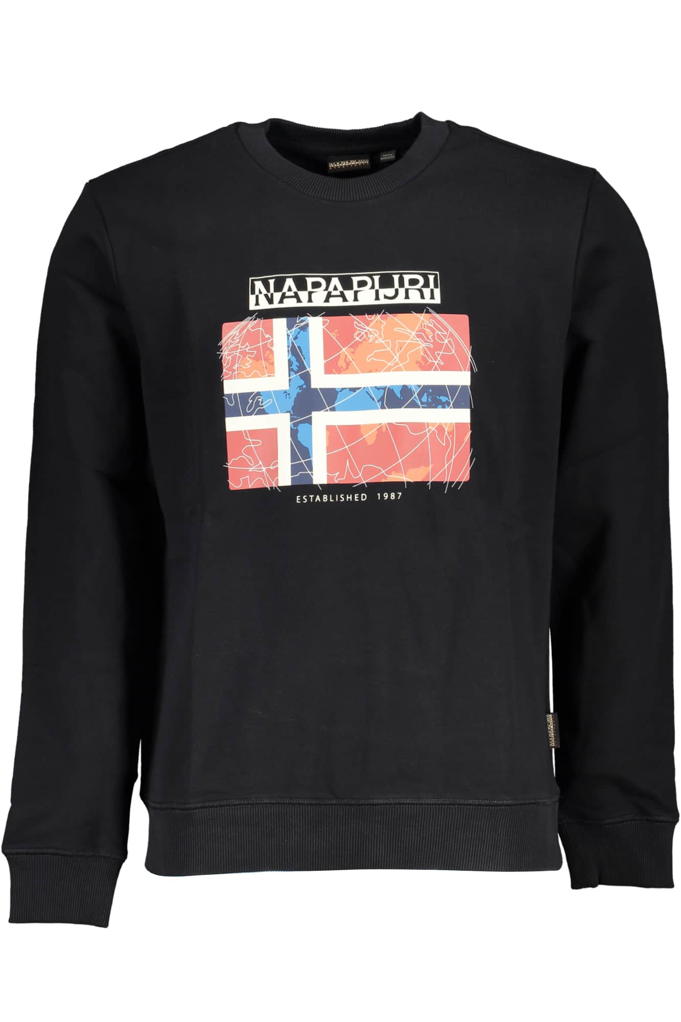 Napapijri verde hombre sin cremallera sudadera