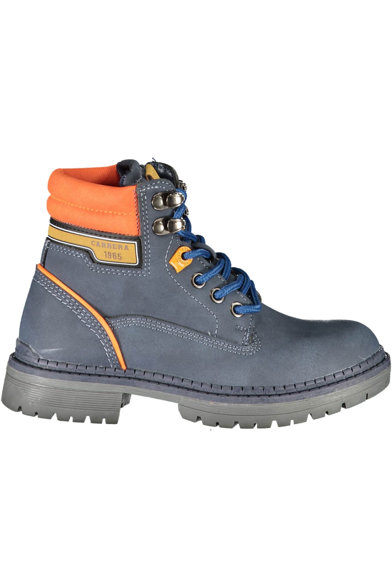 Carrera niños azul bota