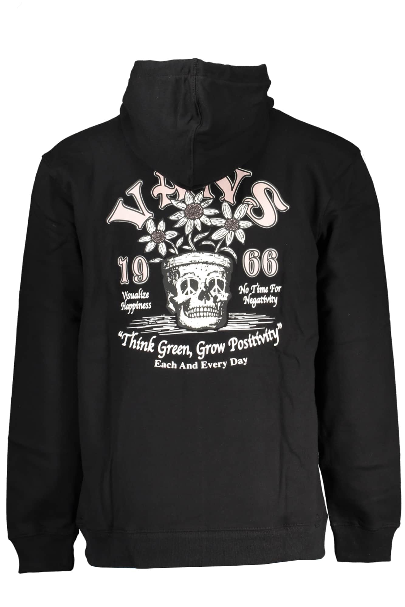 Vans negro hombre sin cremallera sudadera