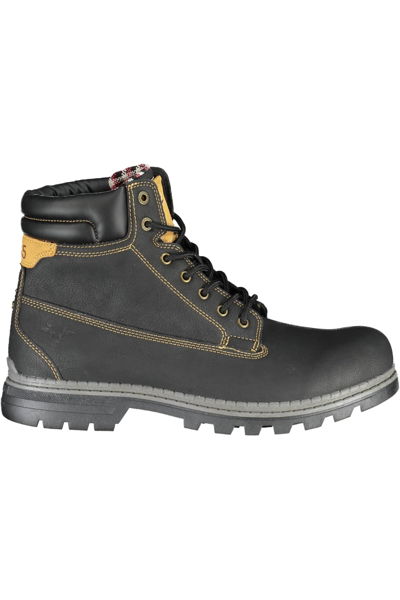 Carrera negro hombre bota calzado