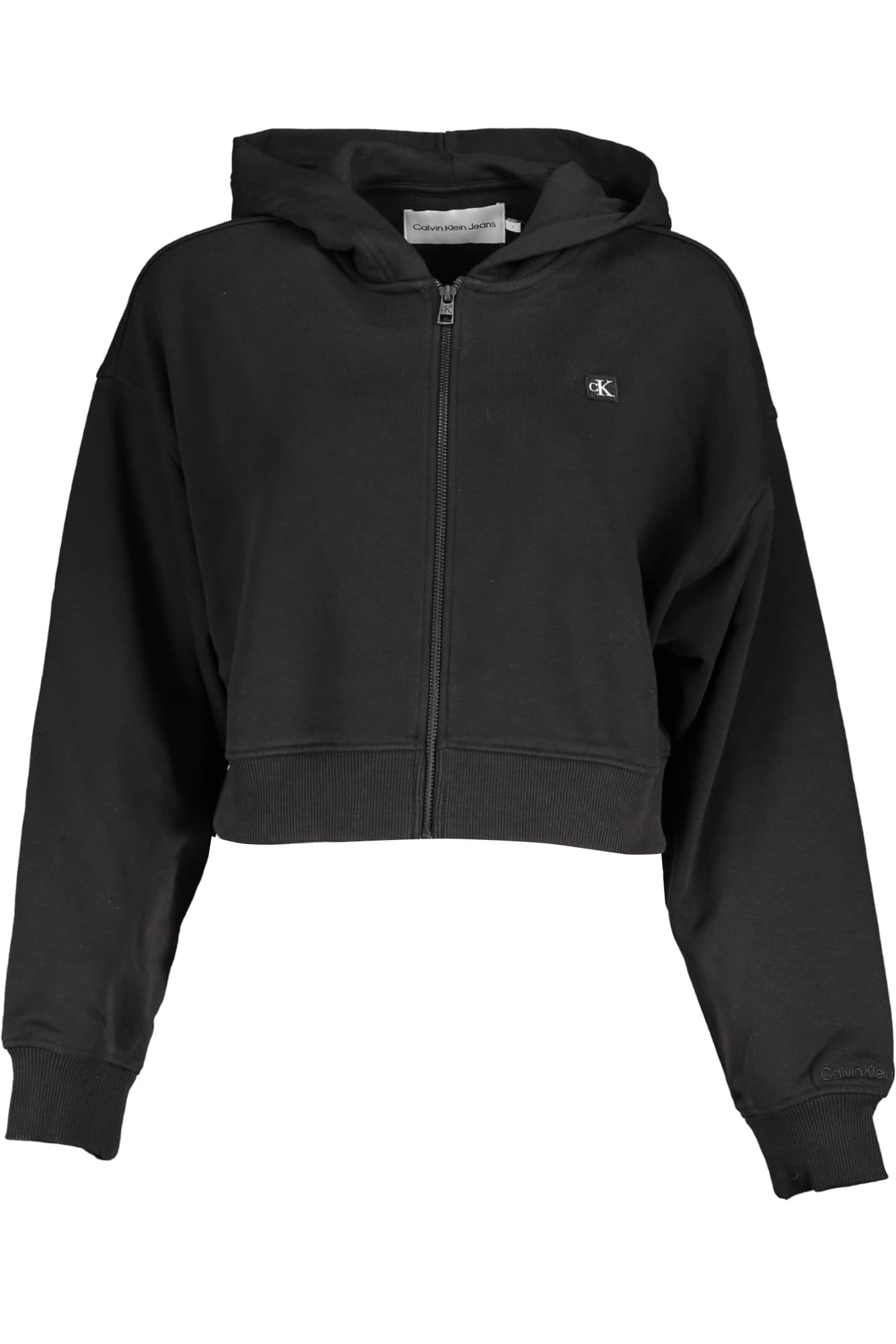 Calvin Klein mujer negro sudadera con cremallera