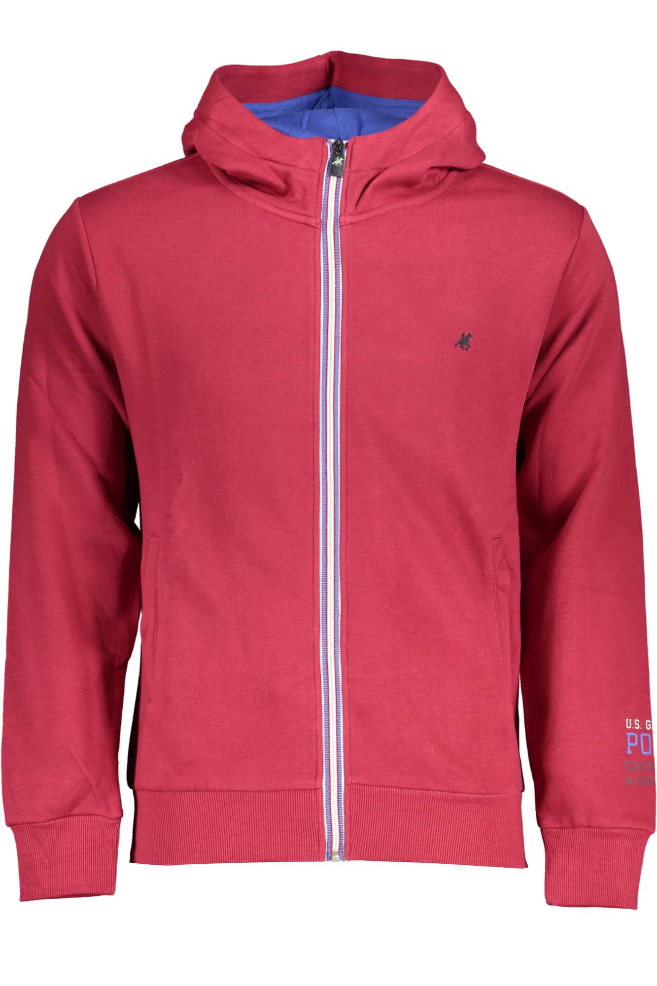 US Grand hombre amarillo con cremallera sudadera