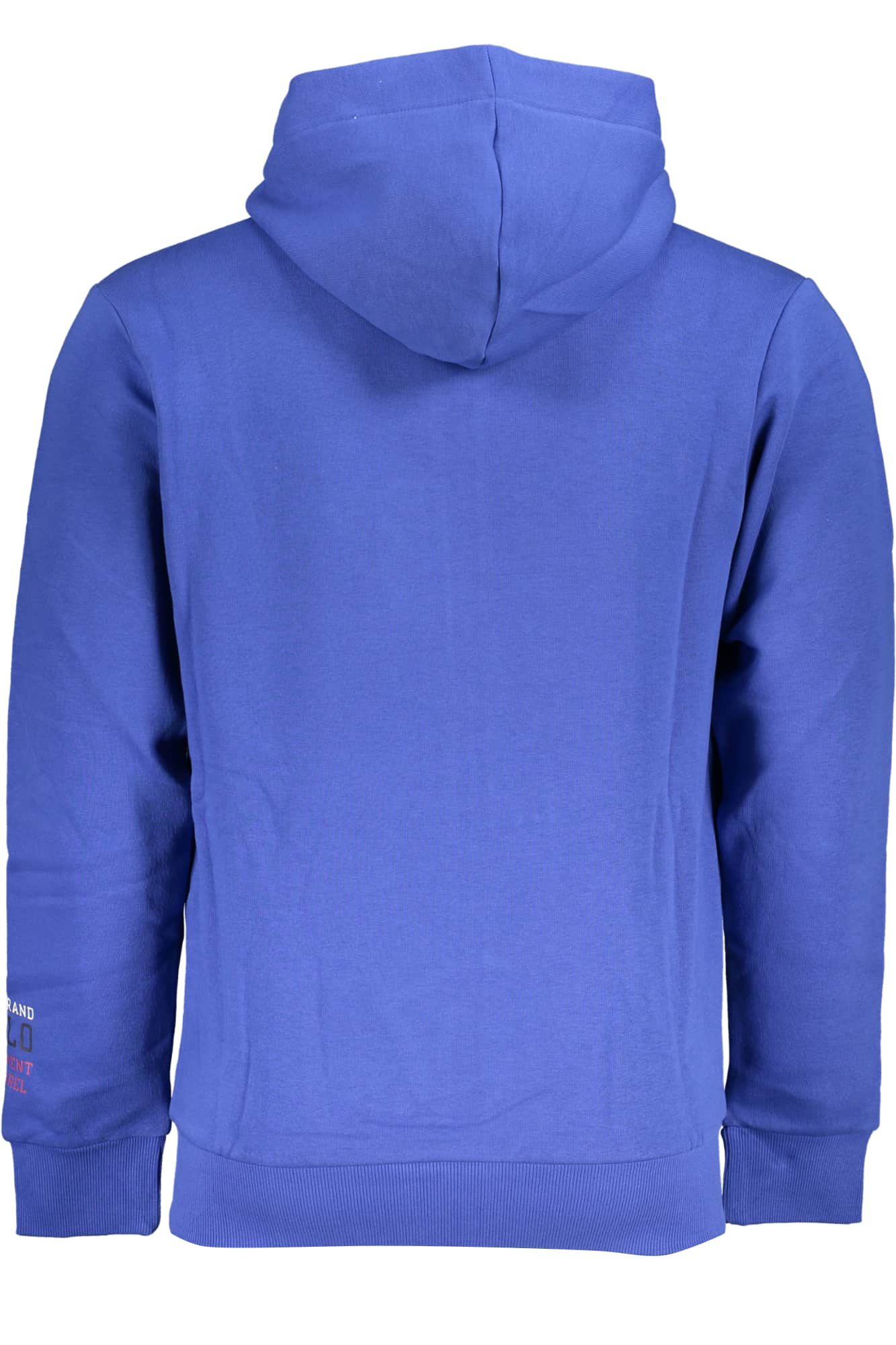 US Grand hombre azul con cremallera sudadera