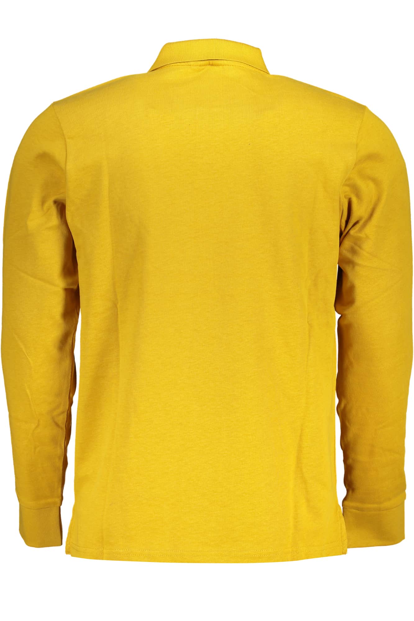 US Grand polo manga larga hombre amarillo