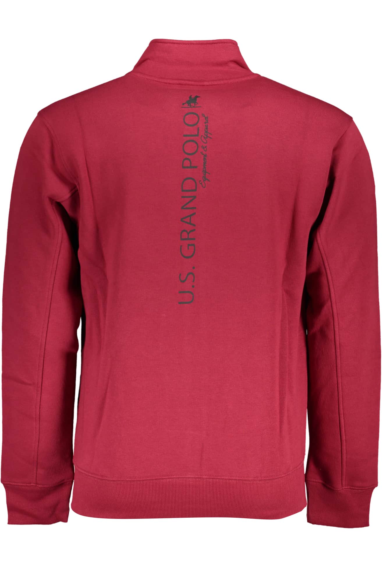 US Grand hombre blanco con cremallera sudadera