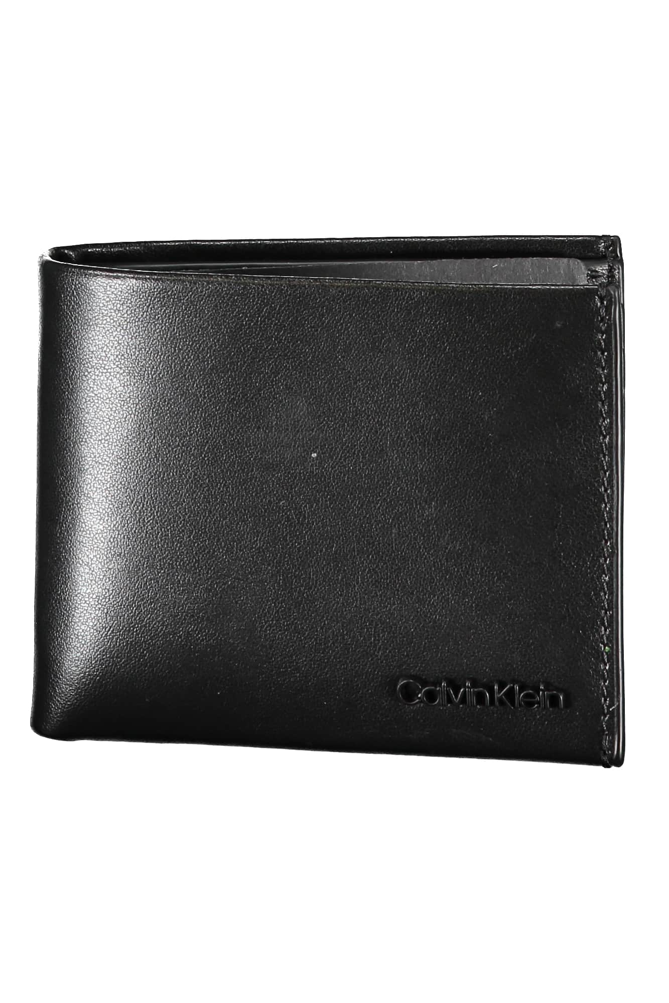 Calvin Klein negro hombre cartera