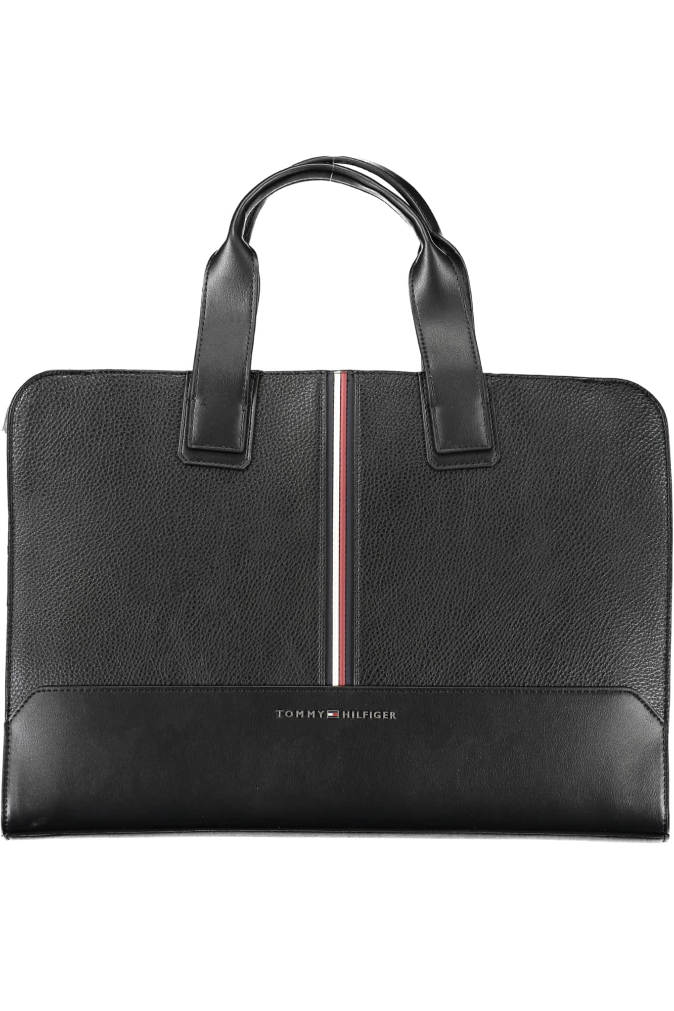Tommy Hilfiger negro hombre maletín