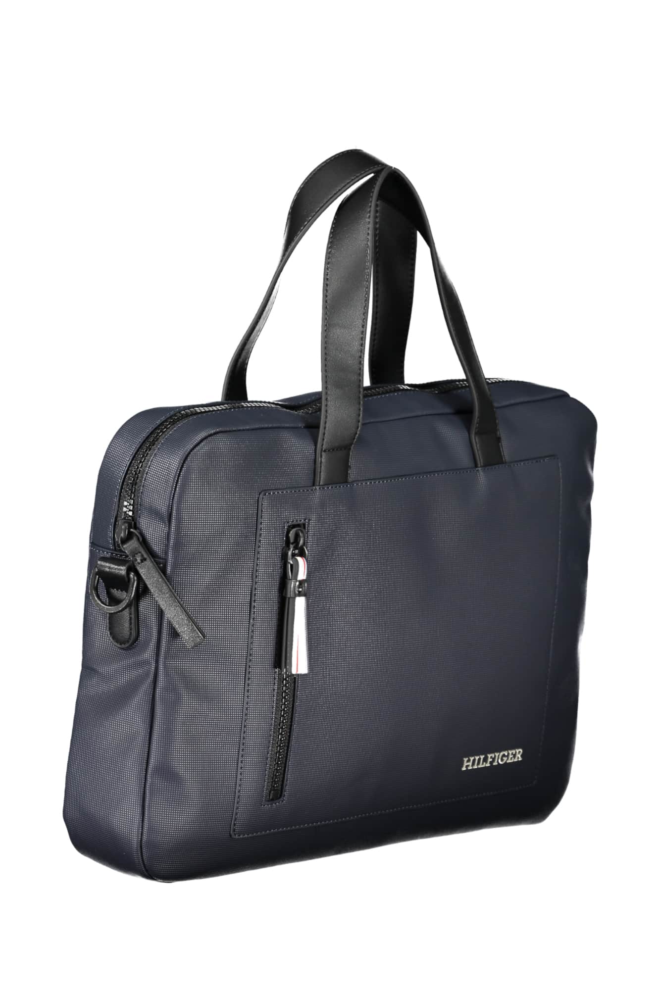 Tommy Hilfiger negro hombre maletín