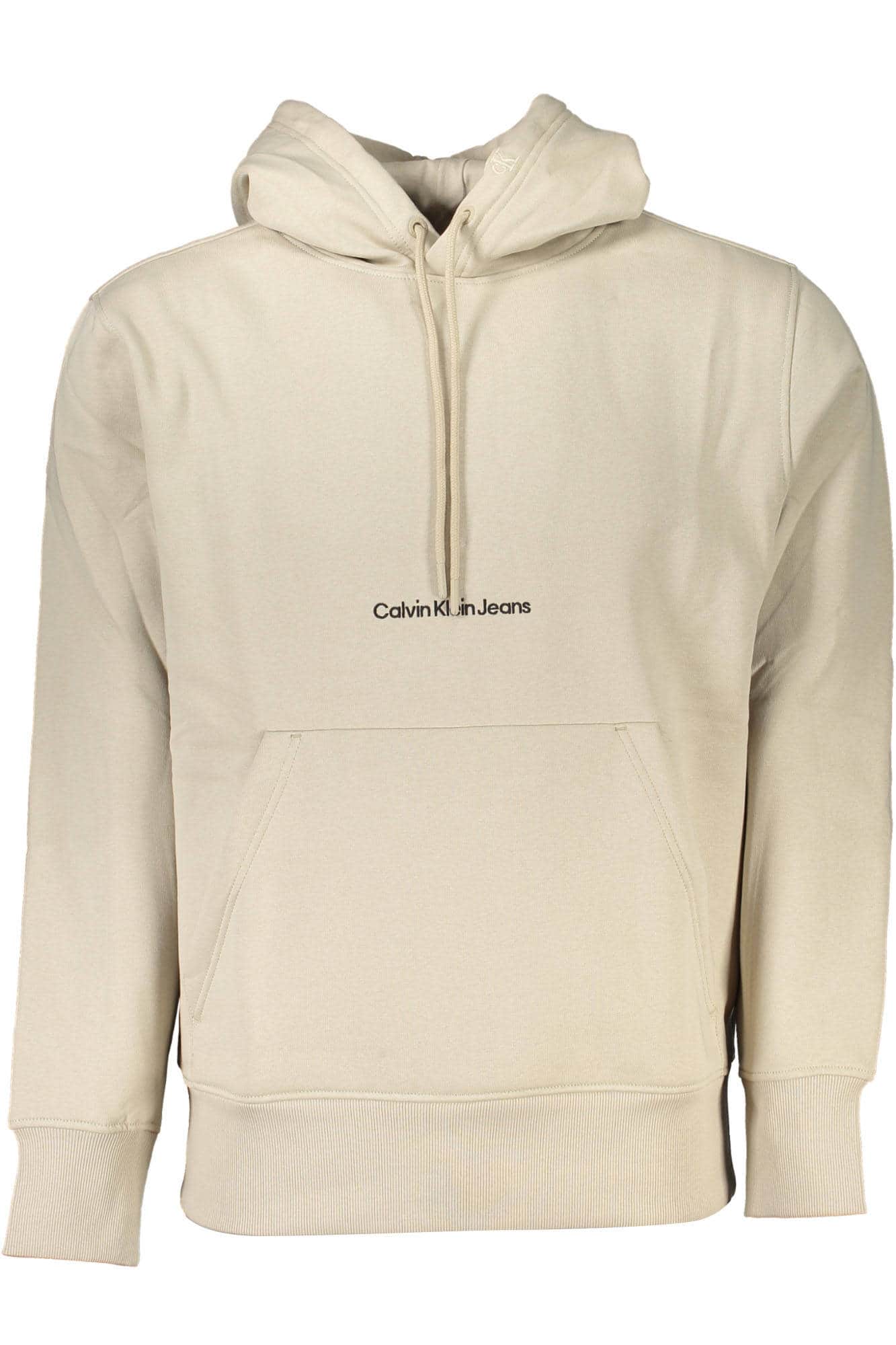 Calvin Klein hombre beige sin cremallera sudadera