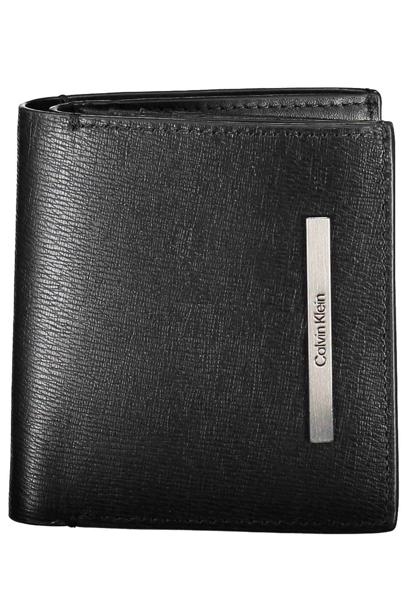 Calvin Klein negro hombre cartera
