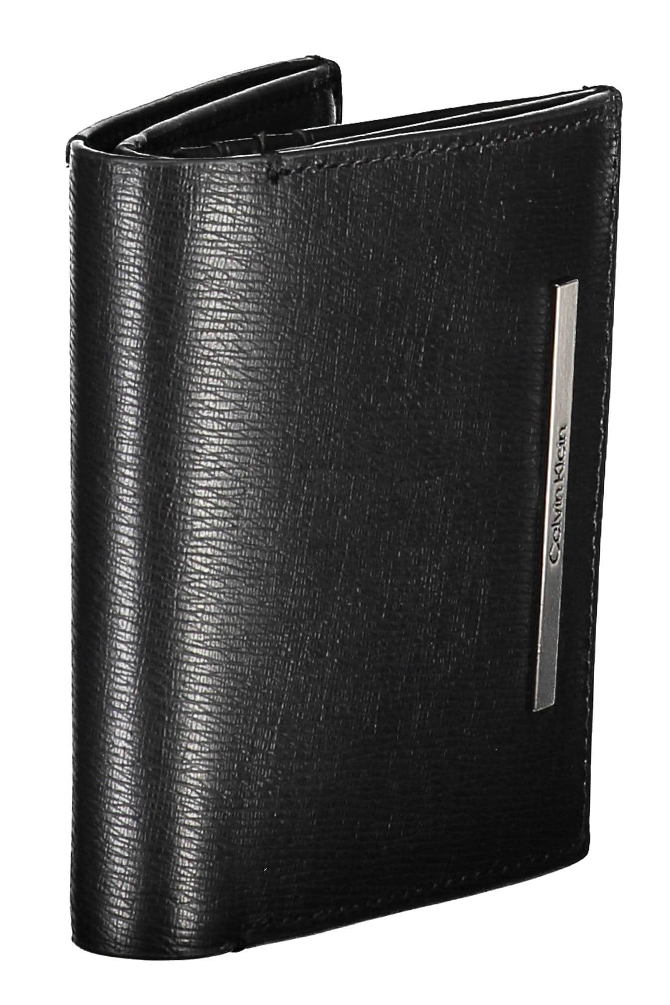 Calvin Klein negro hombre cartera