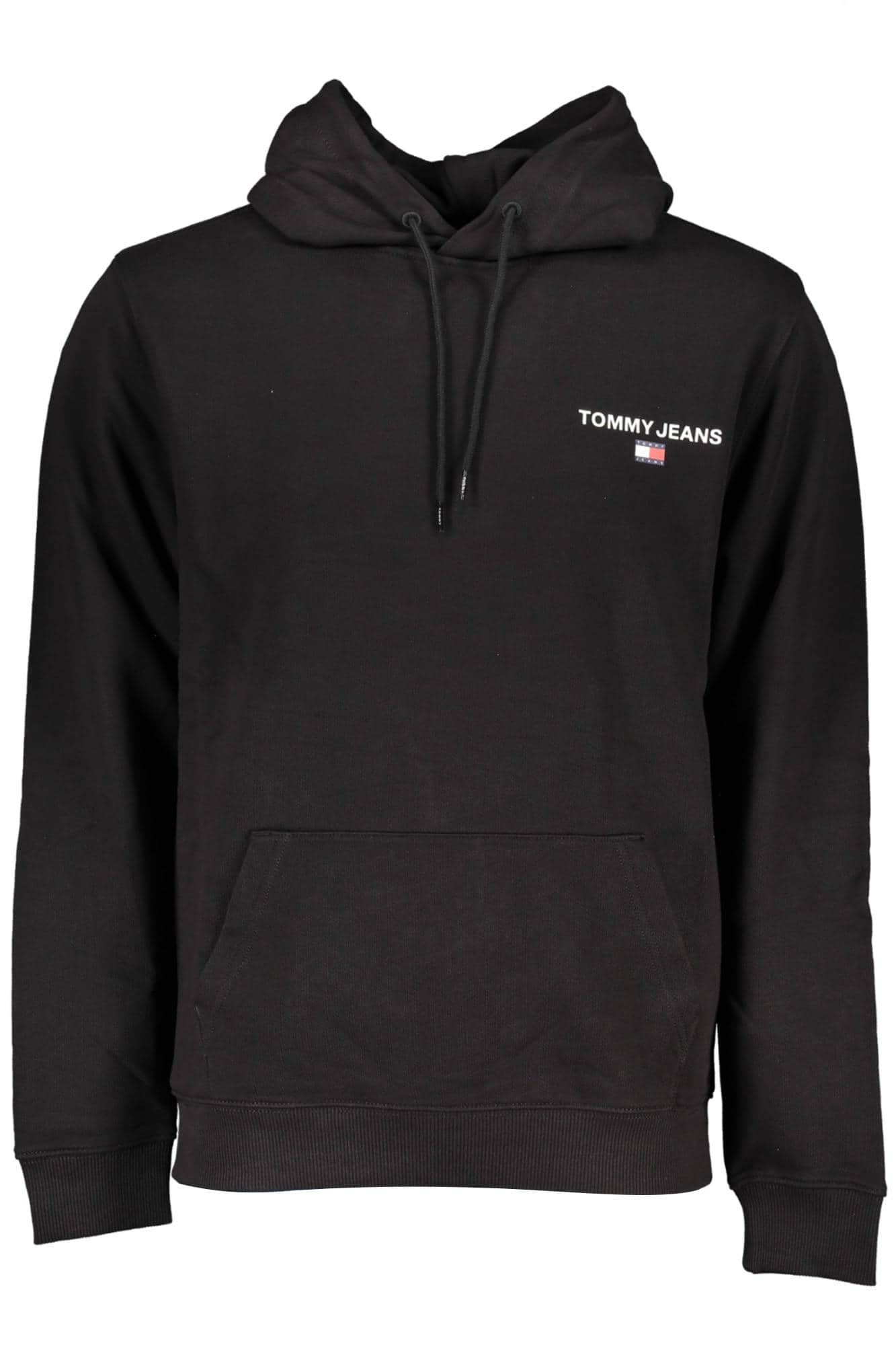 Tommy Hilfiger hombre negro sin cremallera sudadera