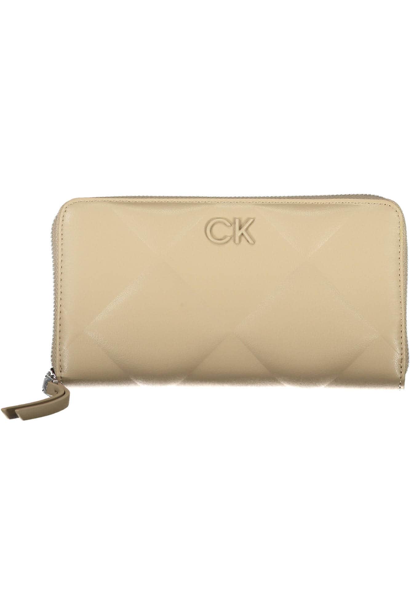 Calvin Klein mujer cartera beige