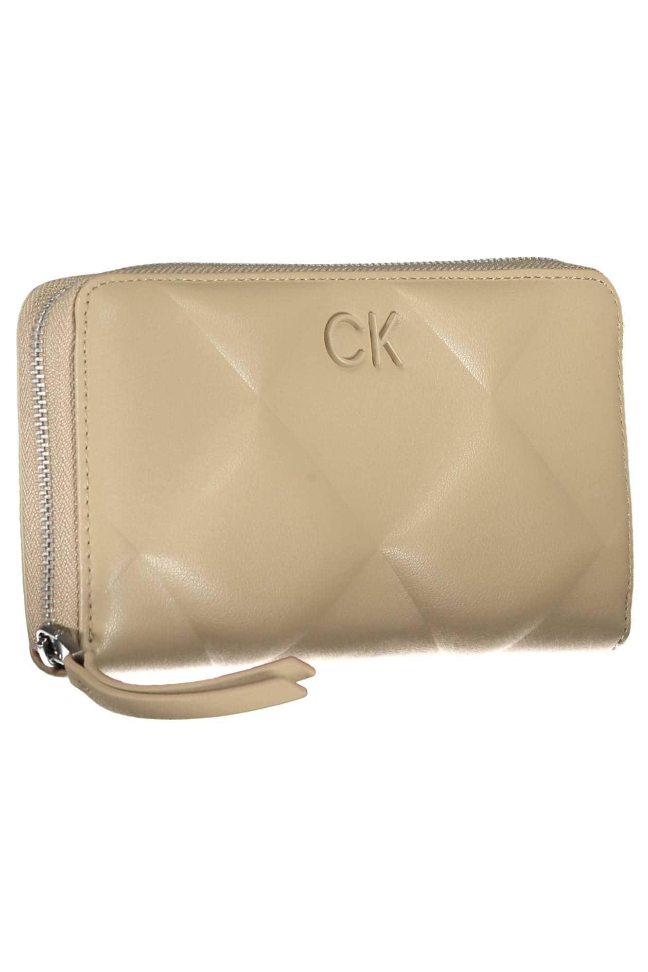 Calvin Klein mujer cartera beige
