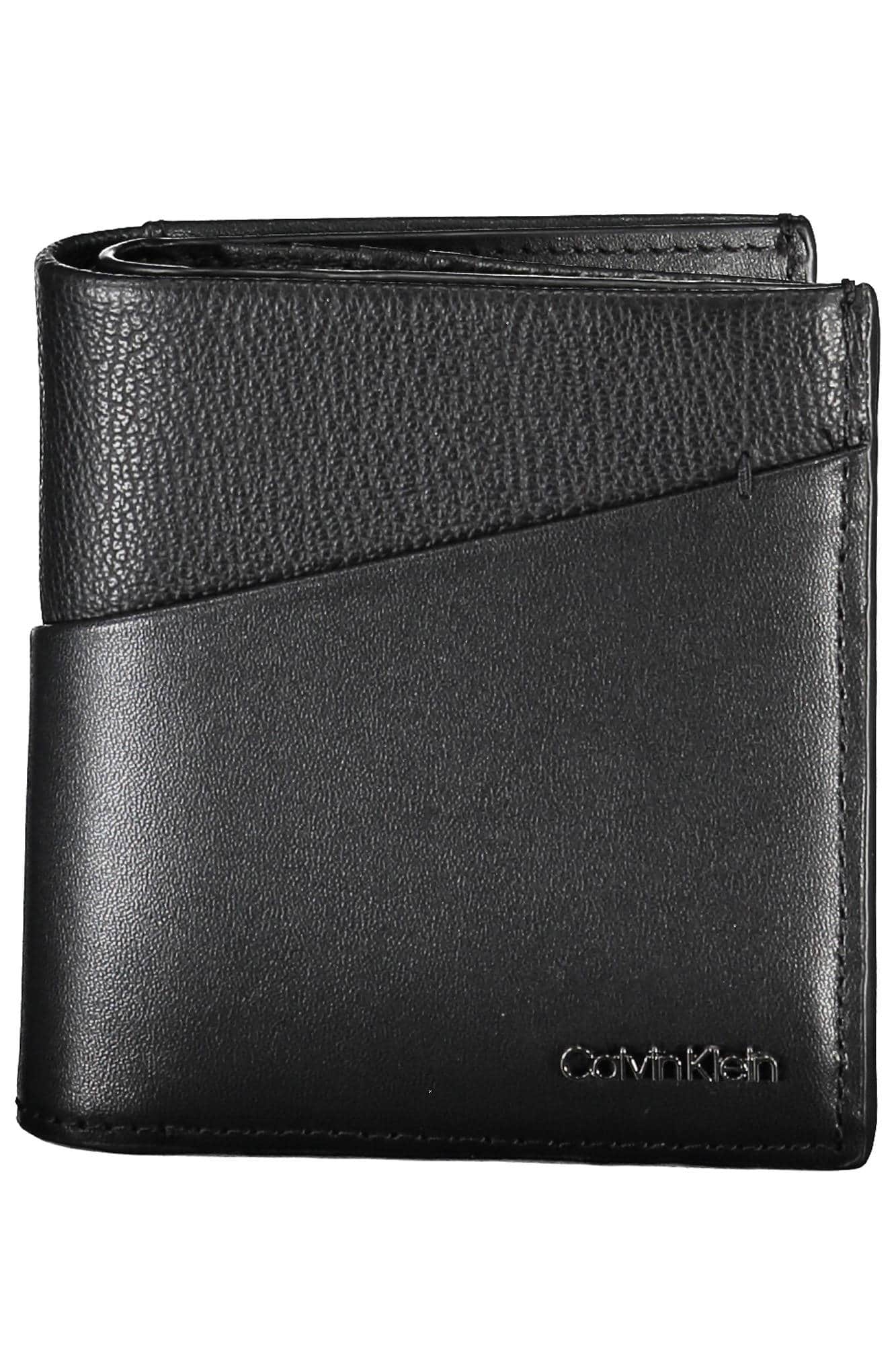 Calvin Klein negro hombre cartera