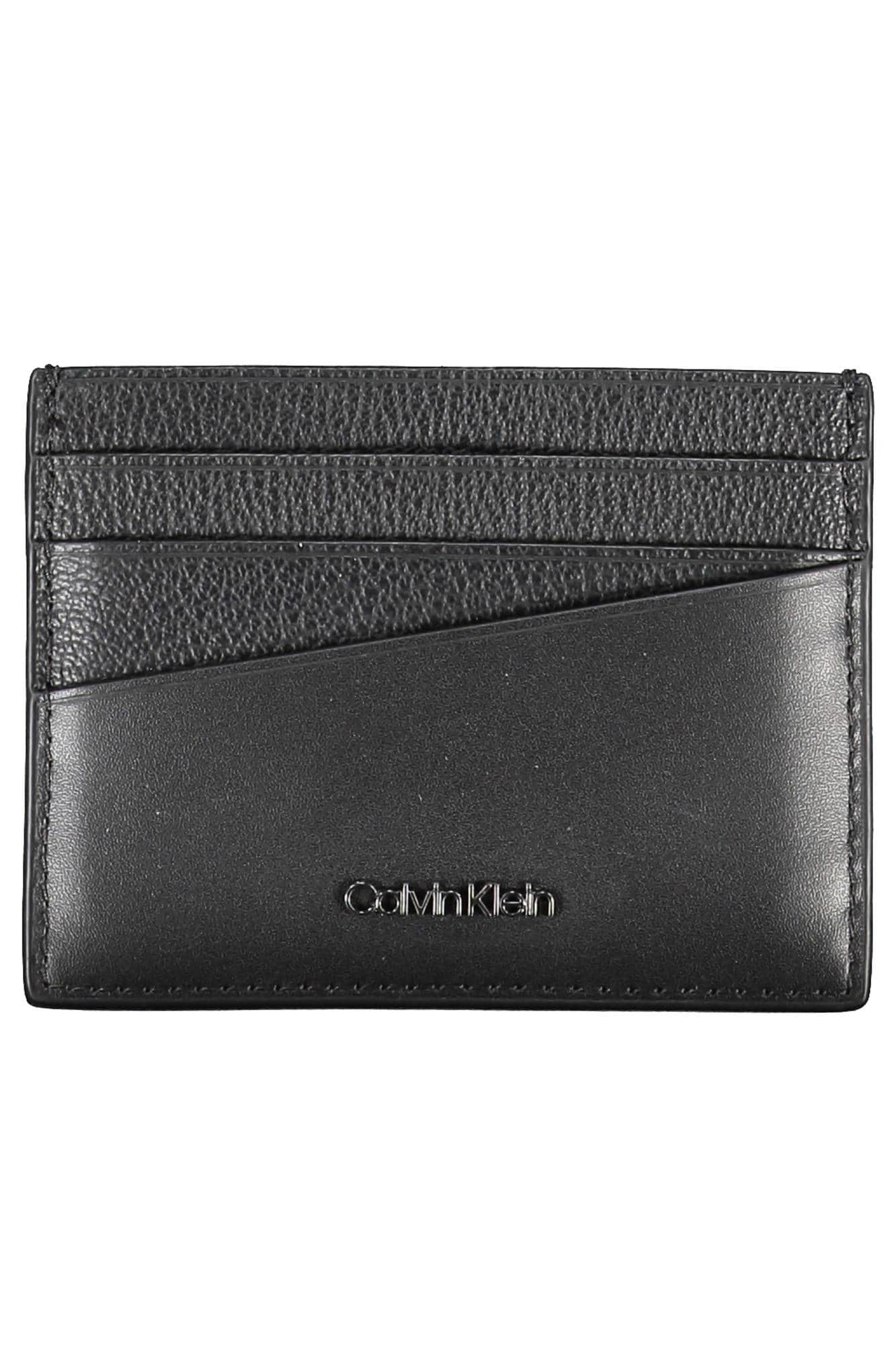 Calvin Klein negro hombre cartera