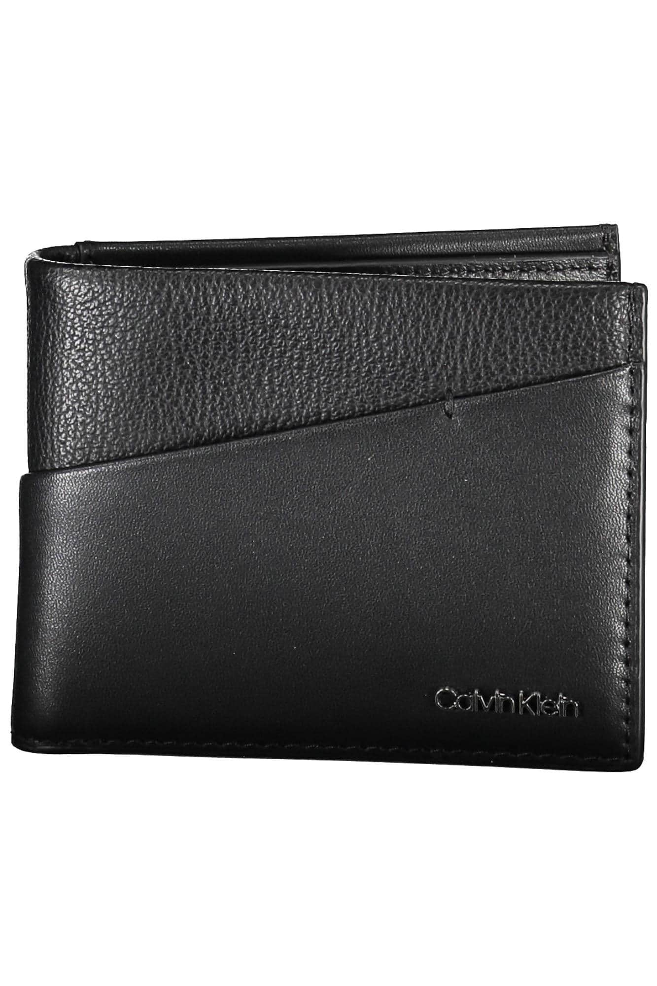 Calvin Klein negro hombre cartera