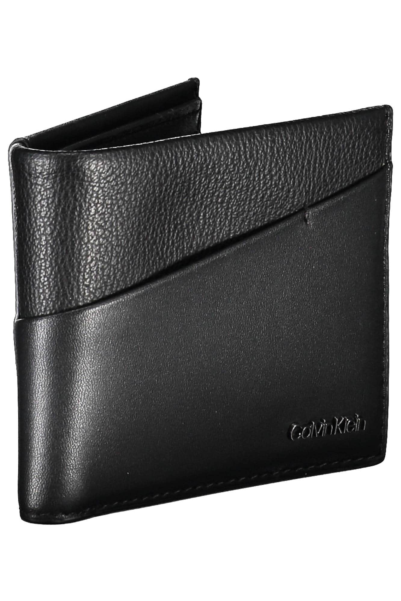 Calvin Klein negro hombre cartera