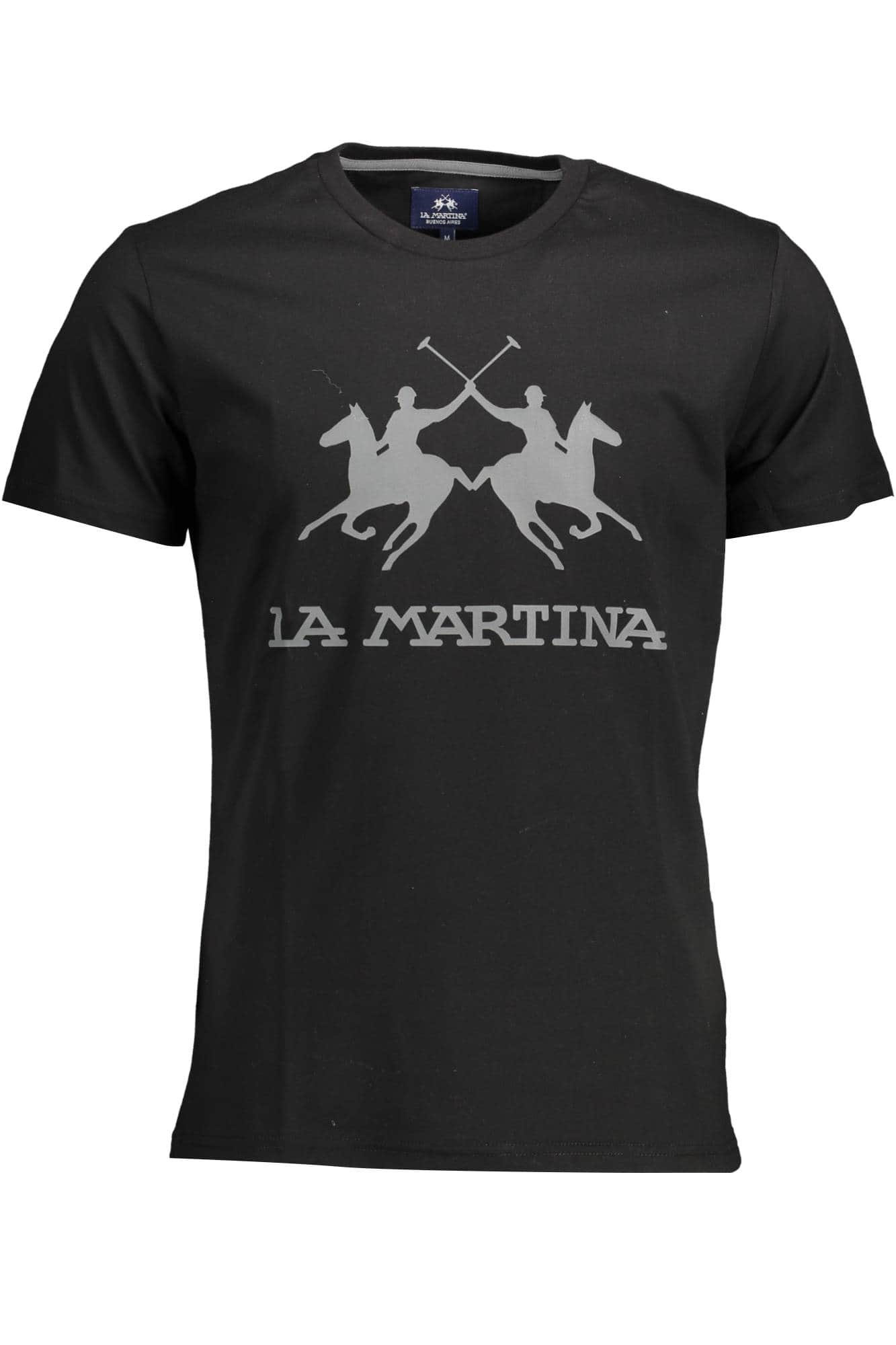 La Martina hombre manga corta t-camisa negro