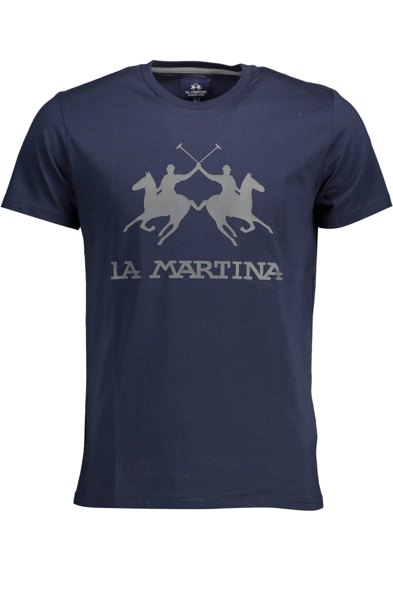 La Martina hombre manga corta t-camisa azul