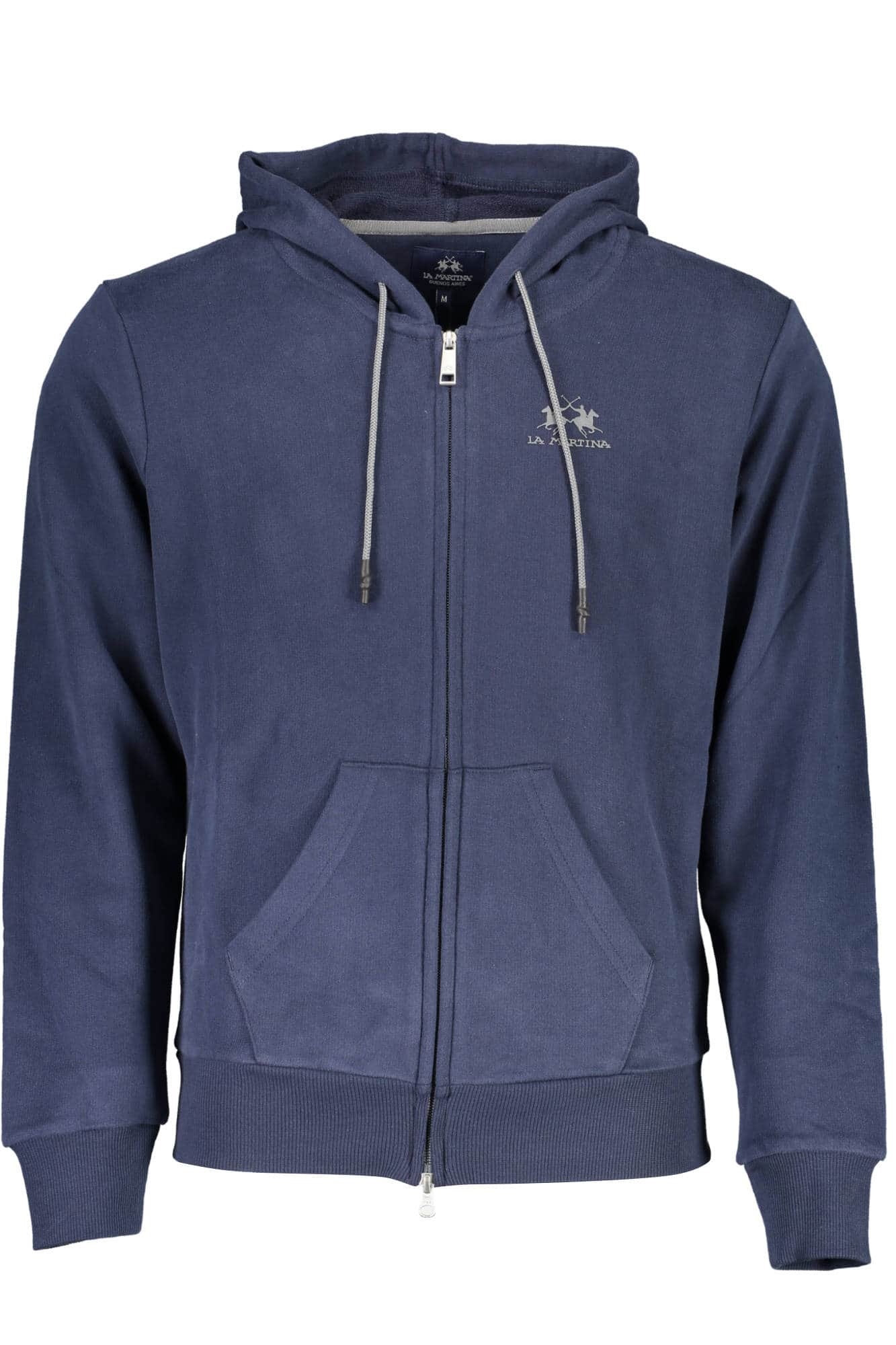 La Martina hombre azul sudadera con cremallera