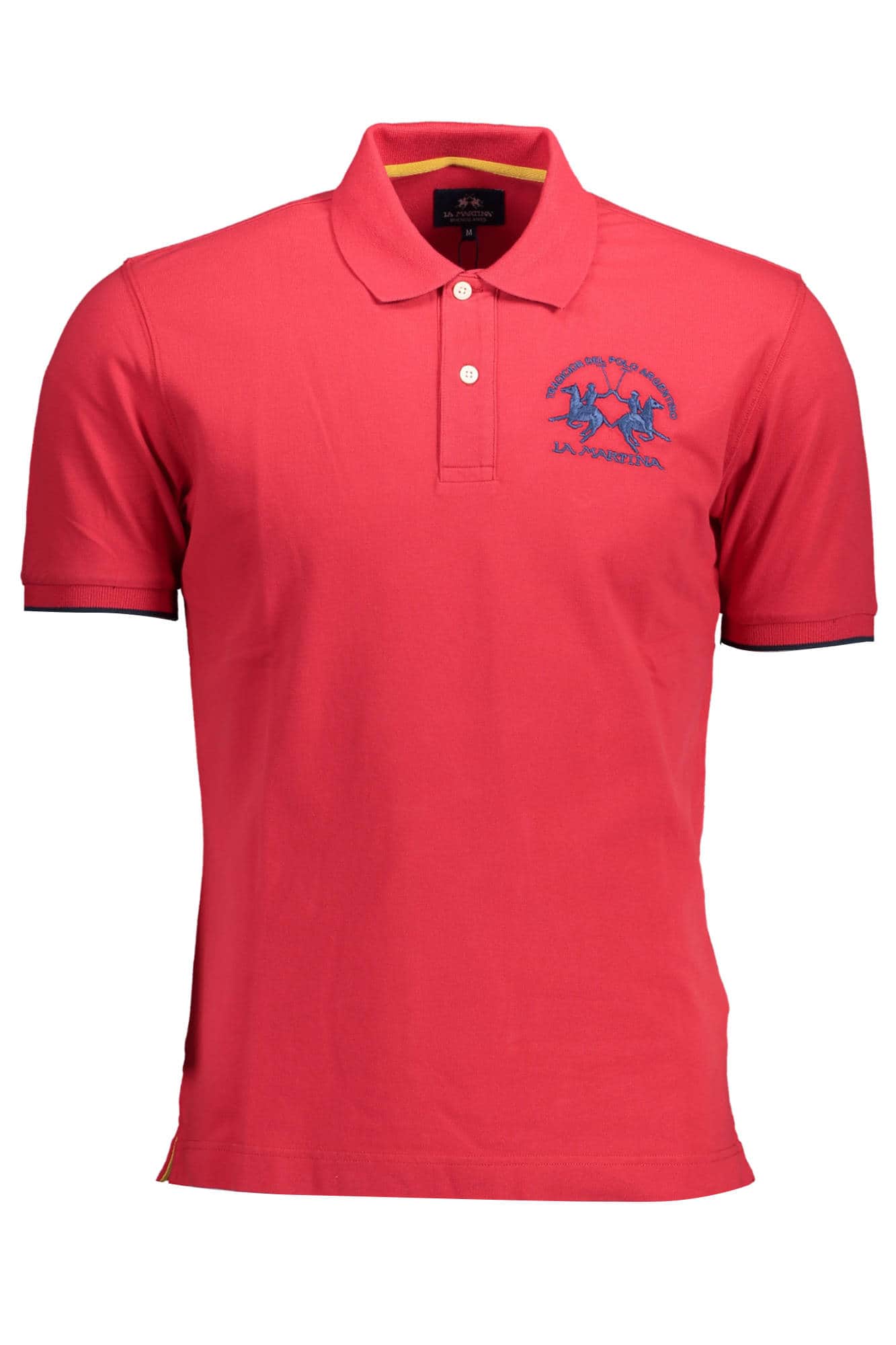 La Martina hombre rojo manga corta polo