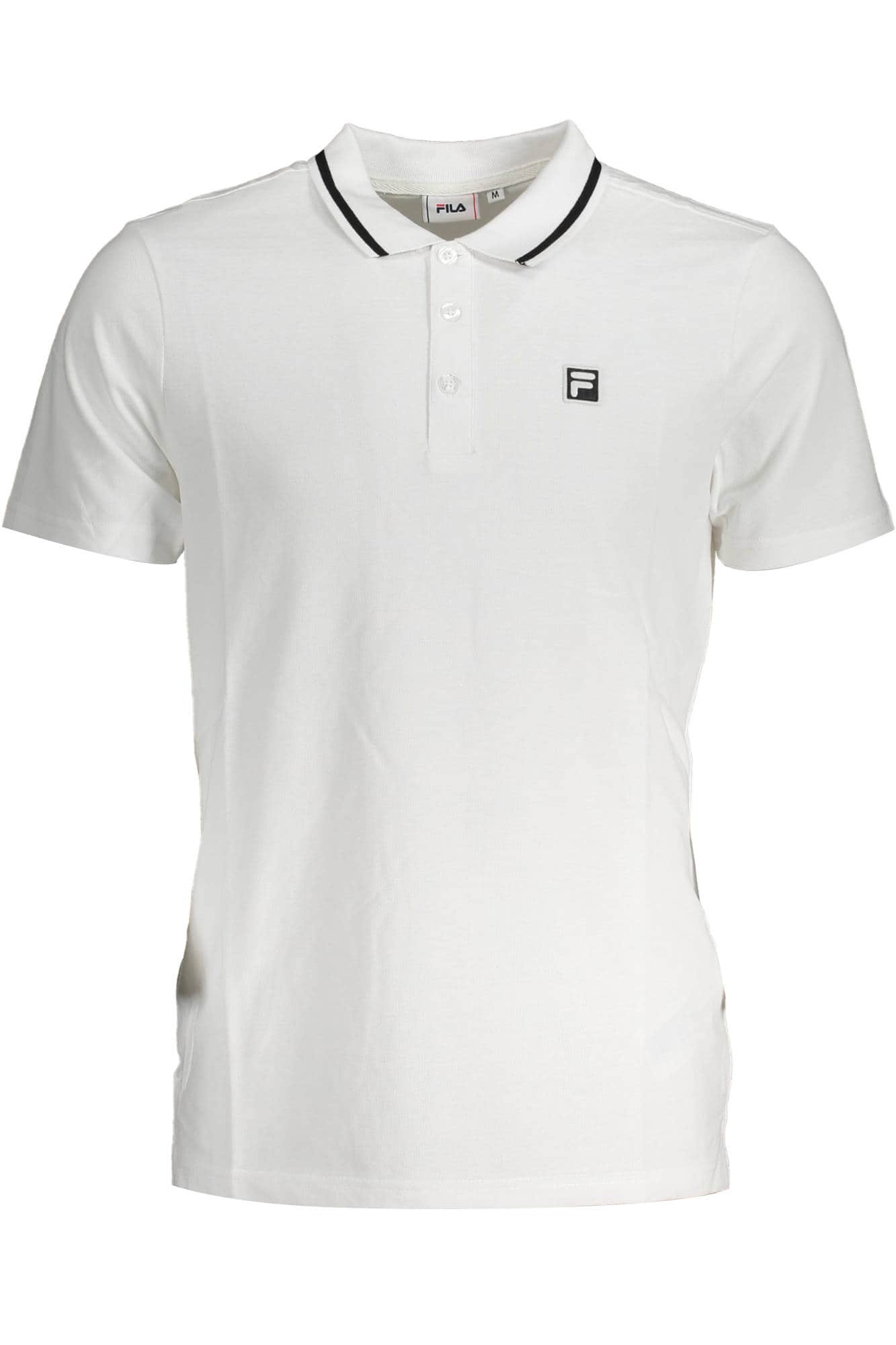 Fila hombre blanco manga corta polo