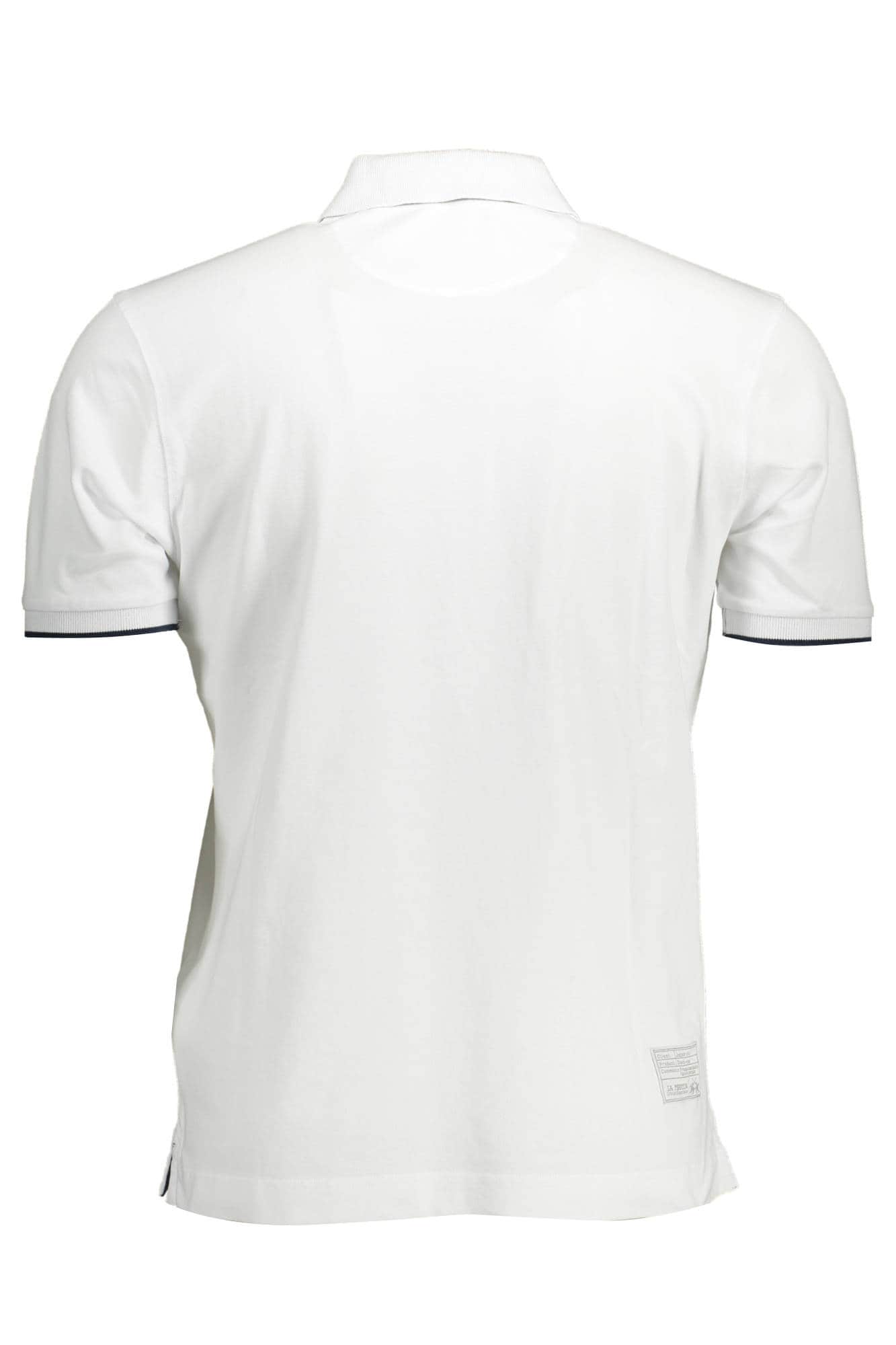 La Martina hombre blanco manga corta polo