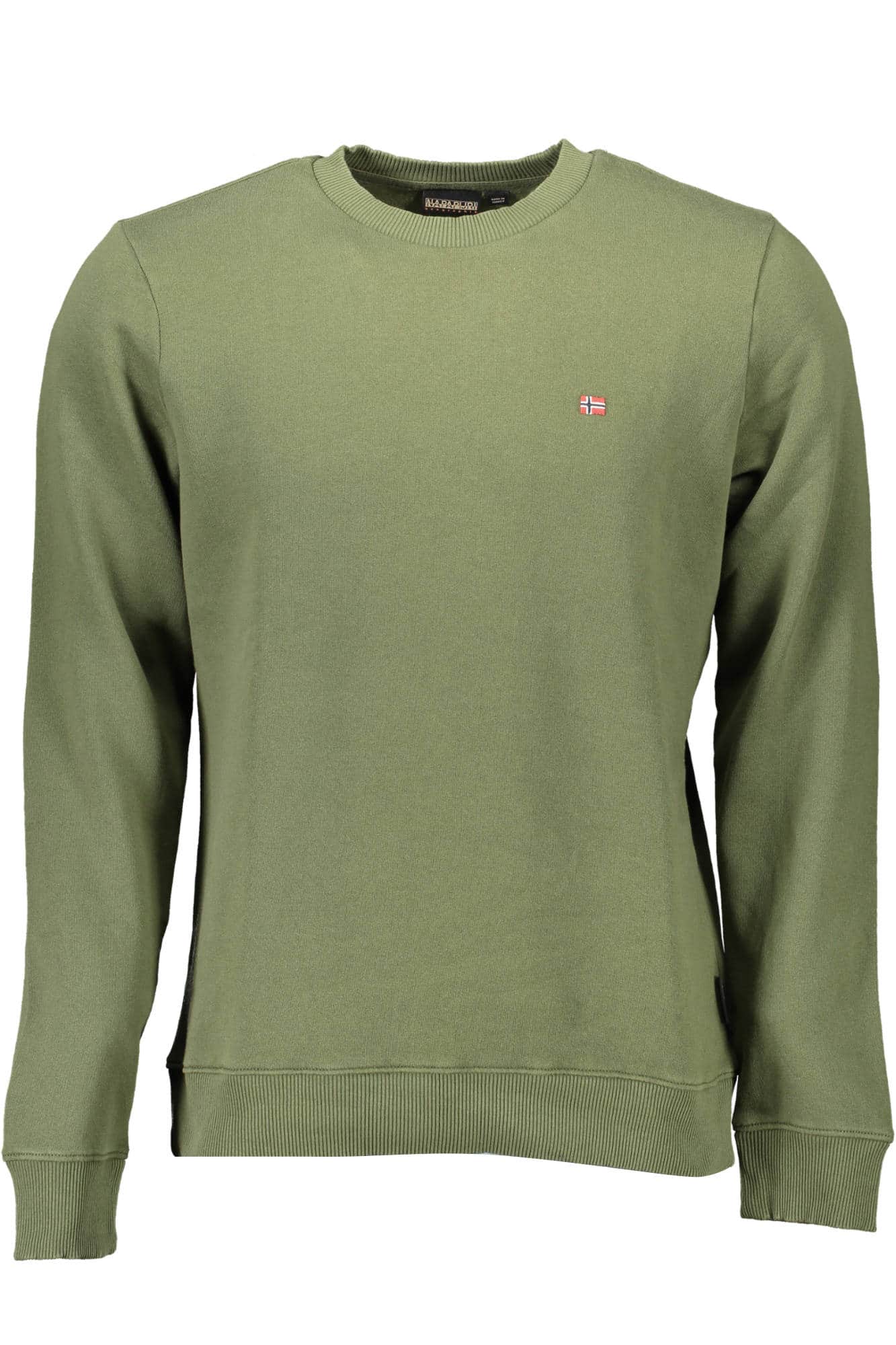 Napapijri verde hombre sin cremallera sudadera