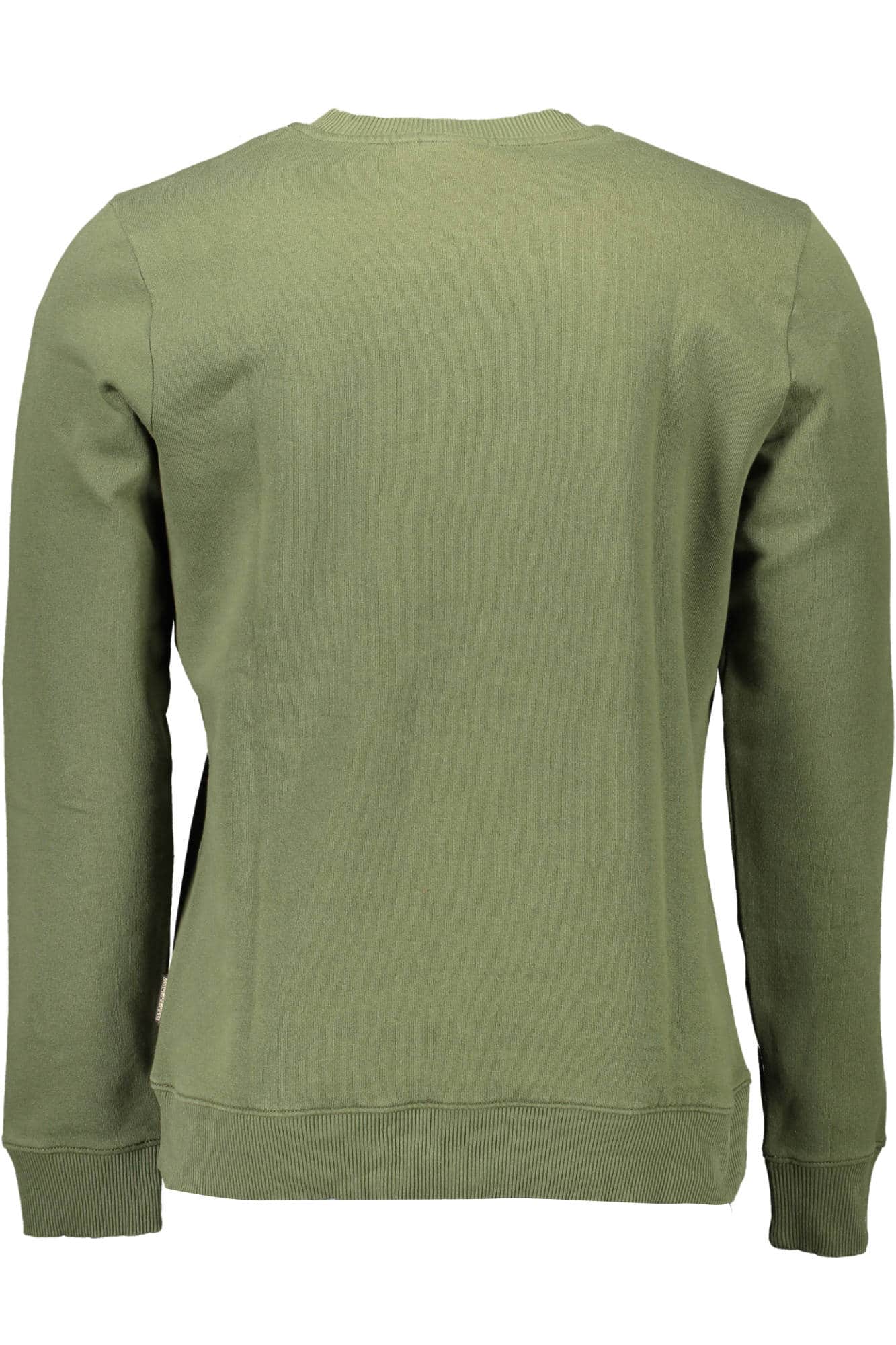 Napapijri verde hombre sin cremallera sudadera