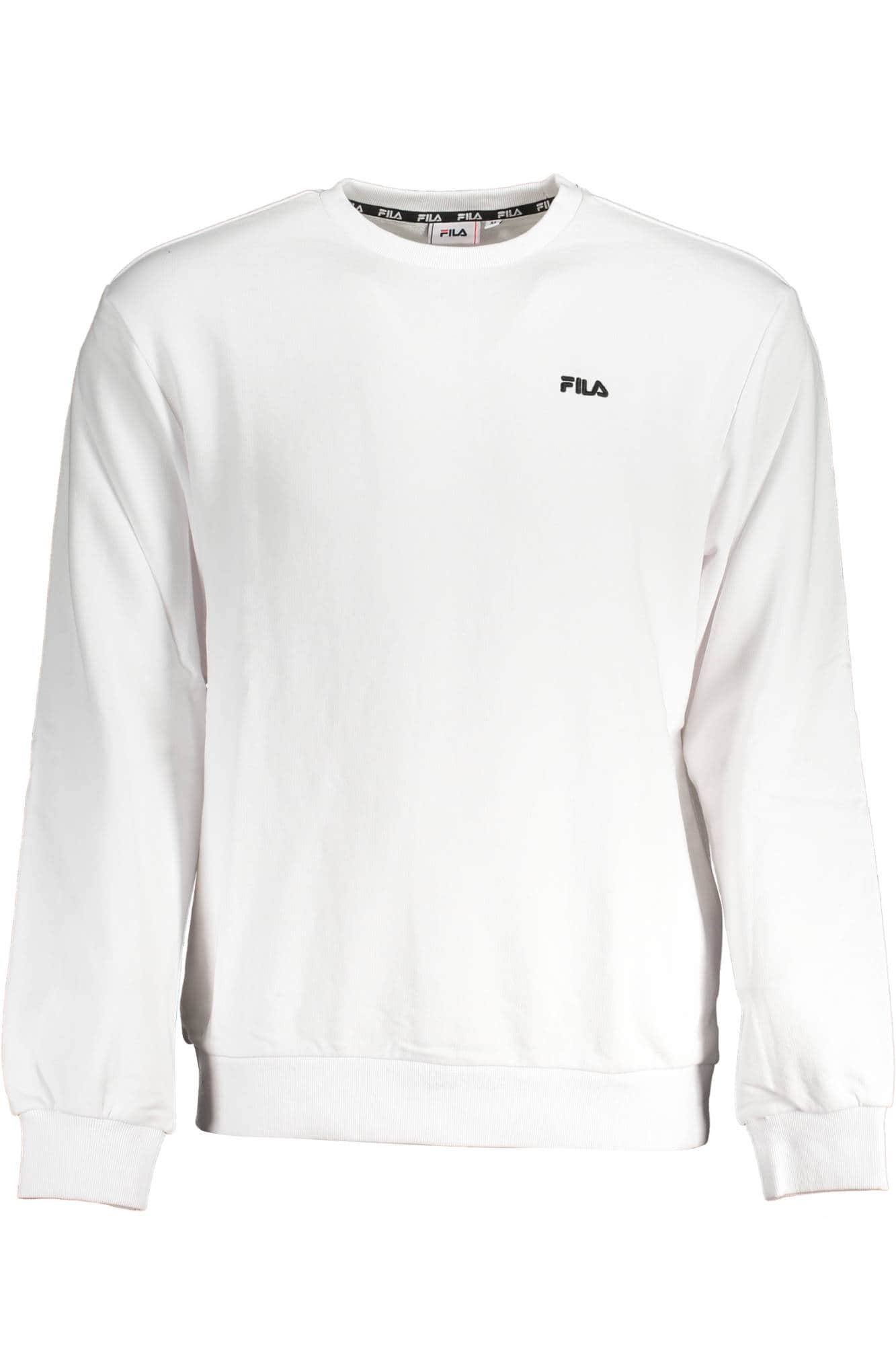 Fila hombre blanco sin cremallera sudadera