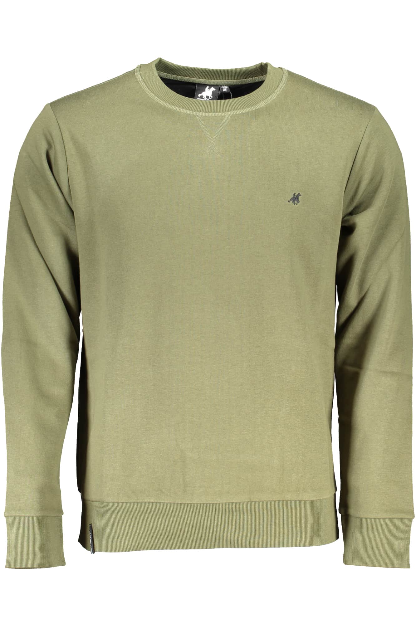 US Grand hombre con cremallera sudadera verde