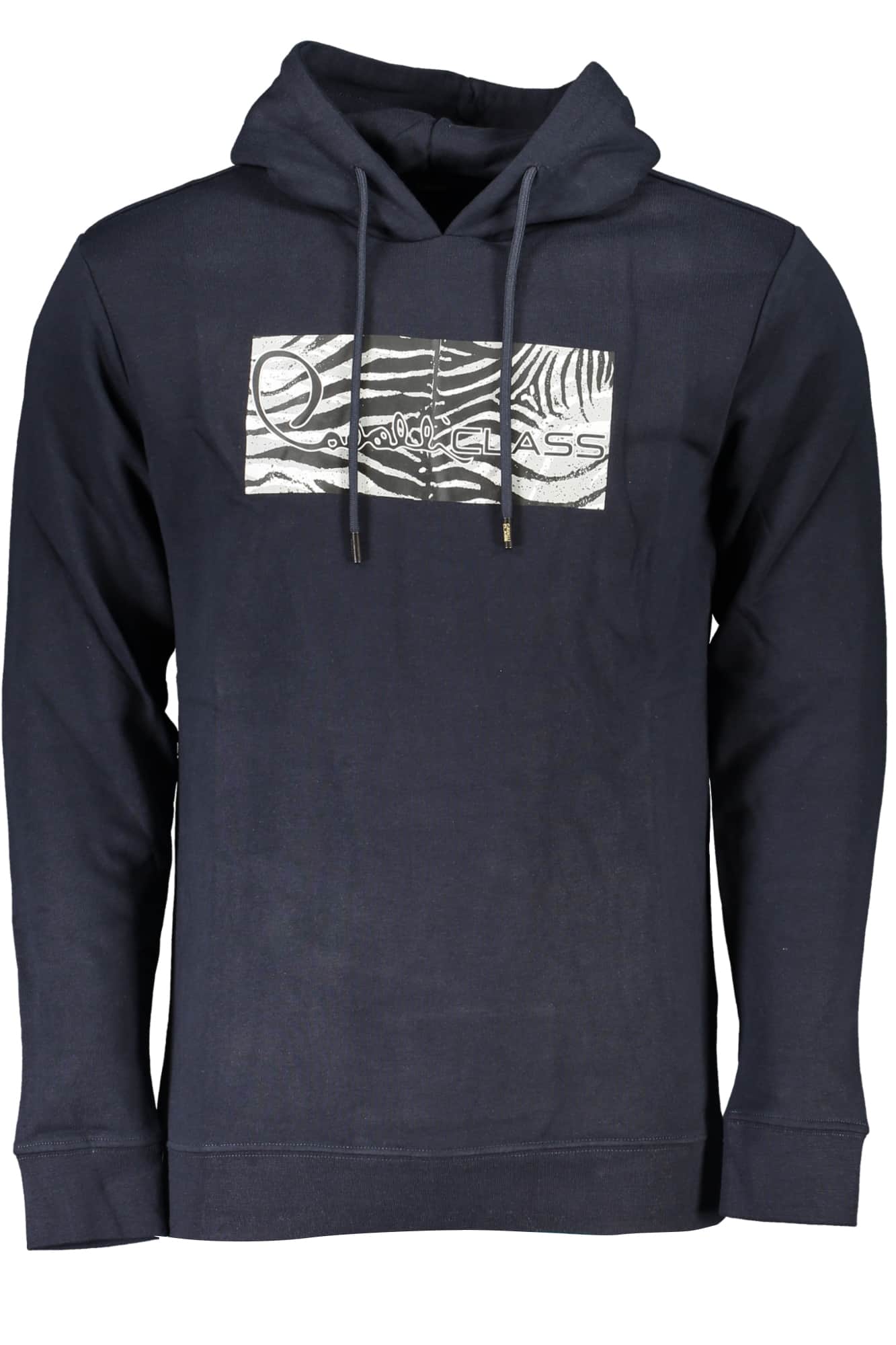 Cavalli Class hombre blanco sin cremallera sudadera