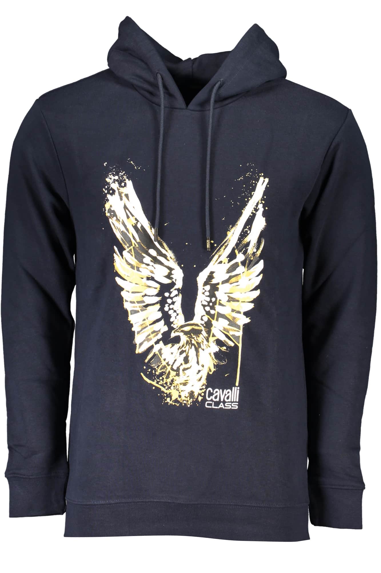 Cavalli Class hombre negro sin cremallera sudadera