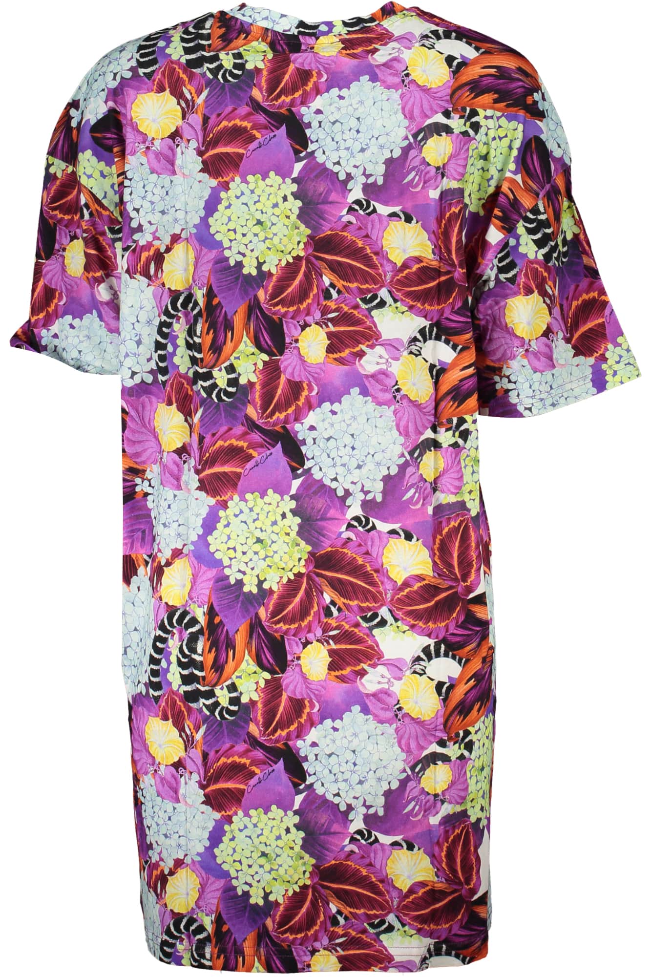 Cavalli Class mujer corto vestido morado