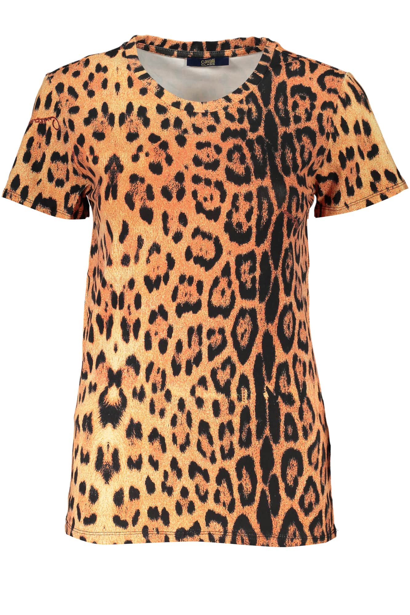 Cavalli Class mujer manga corta t-camisa rosa