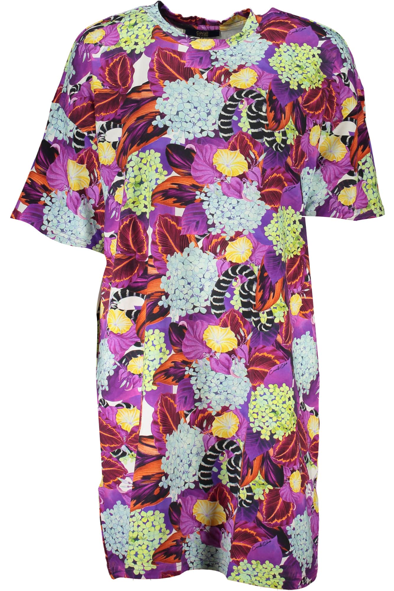 Cavalli Class mujer corto vestido morado